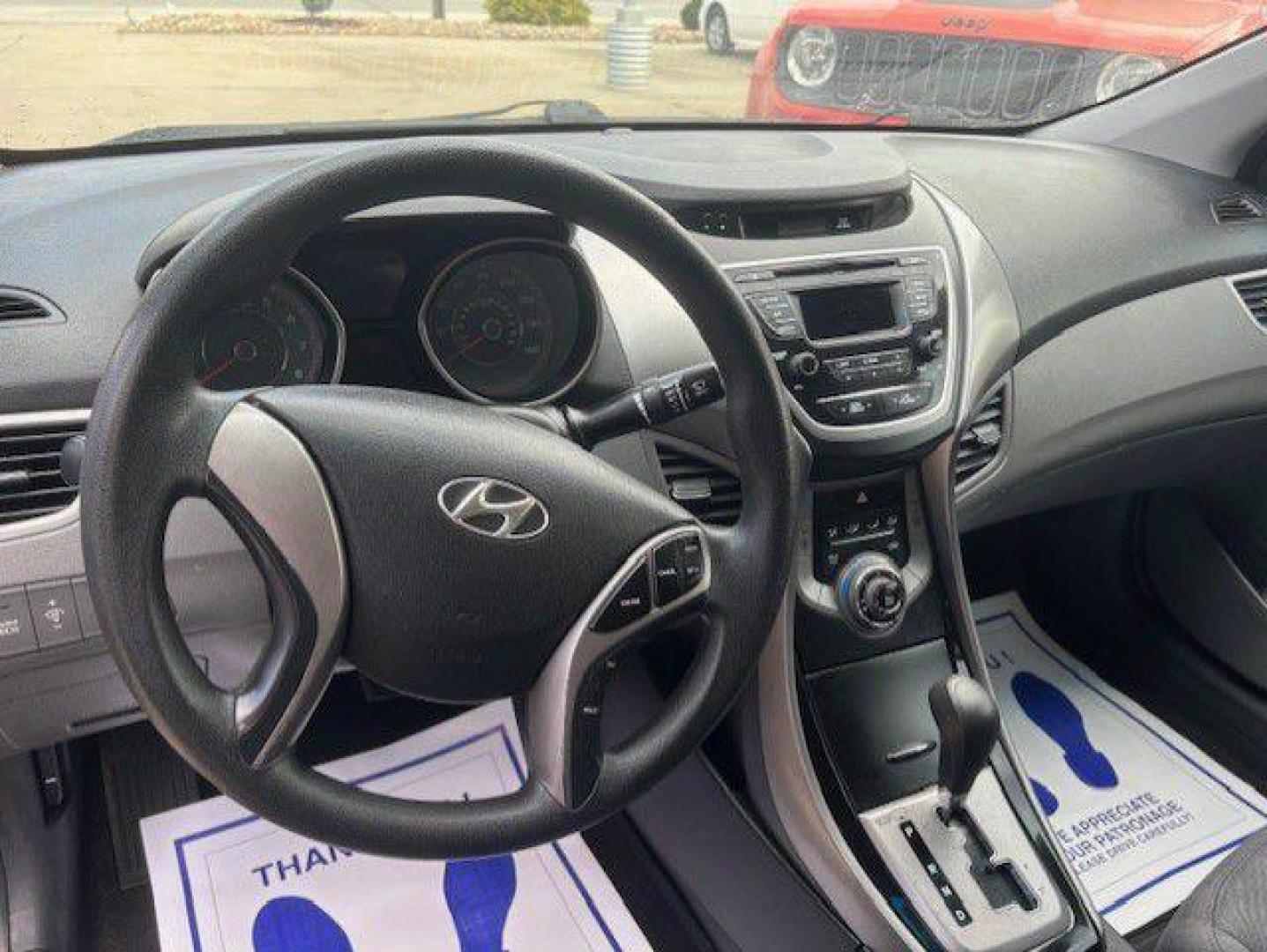 2013 BLACK HYUNDAI ELANTRA GLS (5NPDH4AEXDH) with an 1.8L engine, Automatic transmission, located at 1100 W. Sheridan Ave., Shenandoah, 51601, (712) 246-1600, 40.765678, -95.388817 - Photo#2