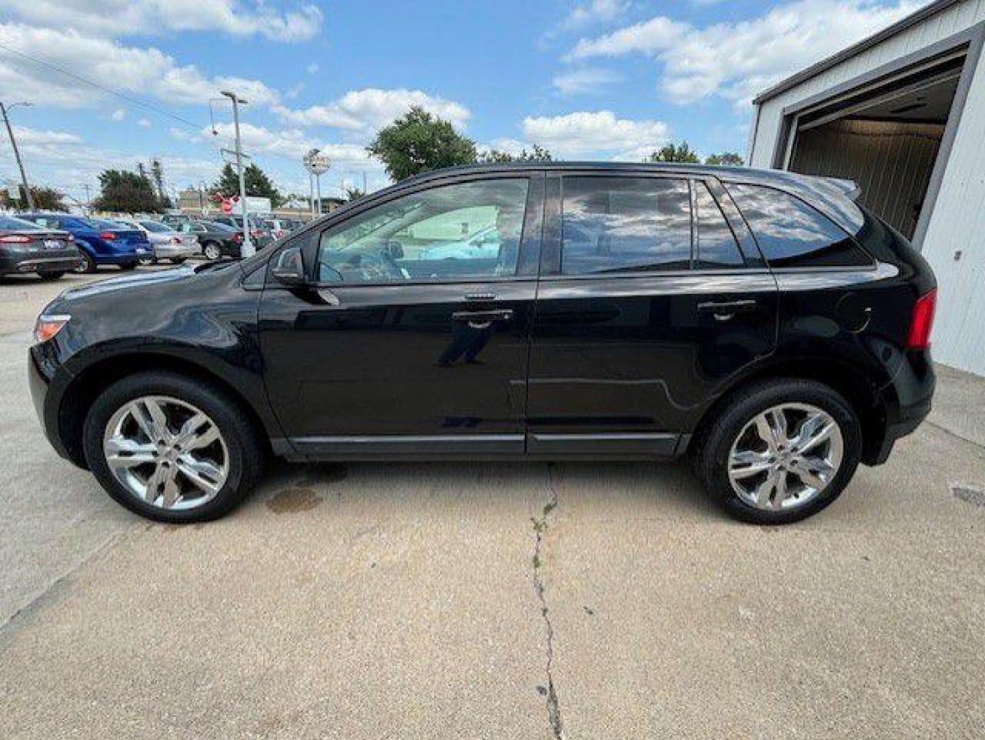 2013 BLACK FORD EDGE SEL (2FMDK4JC0DB) with an 3.5L engine, Automatic transmission, located at 1100 W. Sheridan Ave., Shenandoah, 51601, (712) 246-1600, 40.765678, -95.388817 - Photo#1