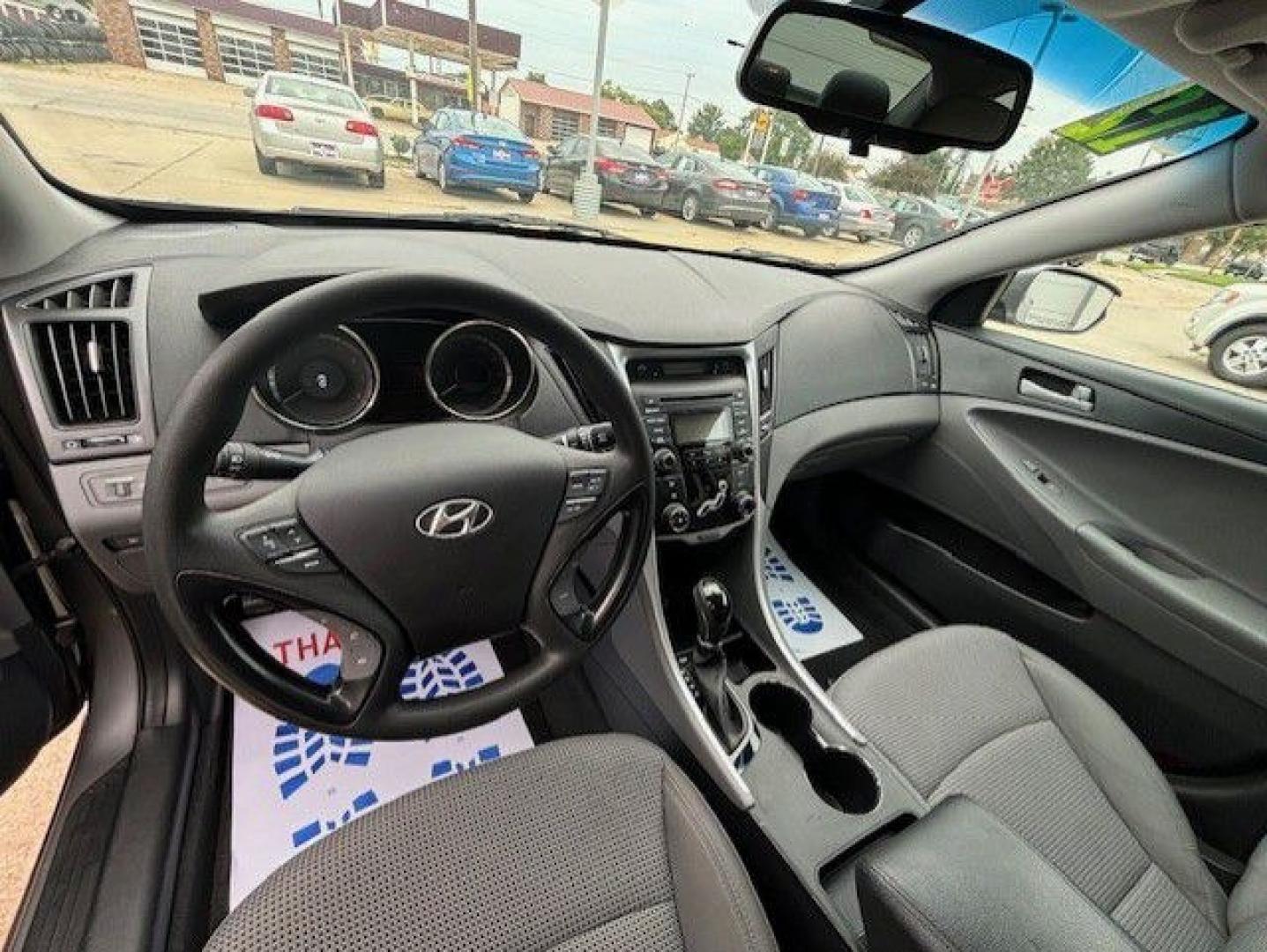 2012 GRAY HYUNDAI SONATA GLS (5NPEB4AC1CH) with an 2.4L engine, Automatic transmission, located at 1100 W. Sheridan Ave., Shenandoah, 51601, (712) 246-1600, 40.765678, -95.388817- Photo#3