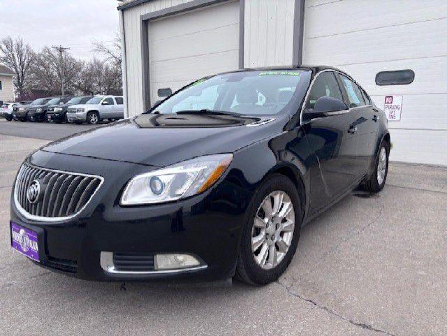 2012 BLACK BUICK REGAL PREMIUM (2G4GT5GR6C9) with an 2.4L engine, Automatic transmission, located at 1100 W. Sheridan Ave., Shenandoah, 51601, (712) 246-1600, 40.765678, -95.388817 - Photo#0