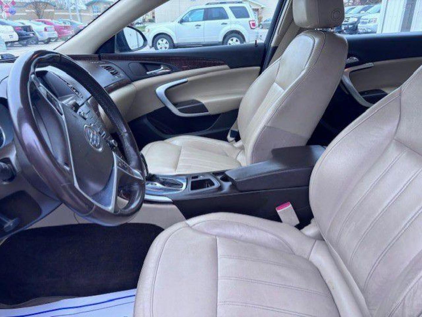 2012 BLACK BUICK REGAL PREMIUM (2G4GT5GR6C9) with an 2.4L engine, Automatic transmission, located at 1100 W. Sheridan Ave., Shenandoah, 51601, (712) 246-1600, 40.765678, -95.388817 - Photo#2