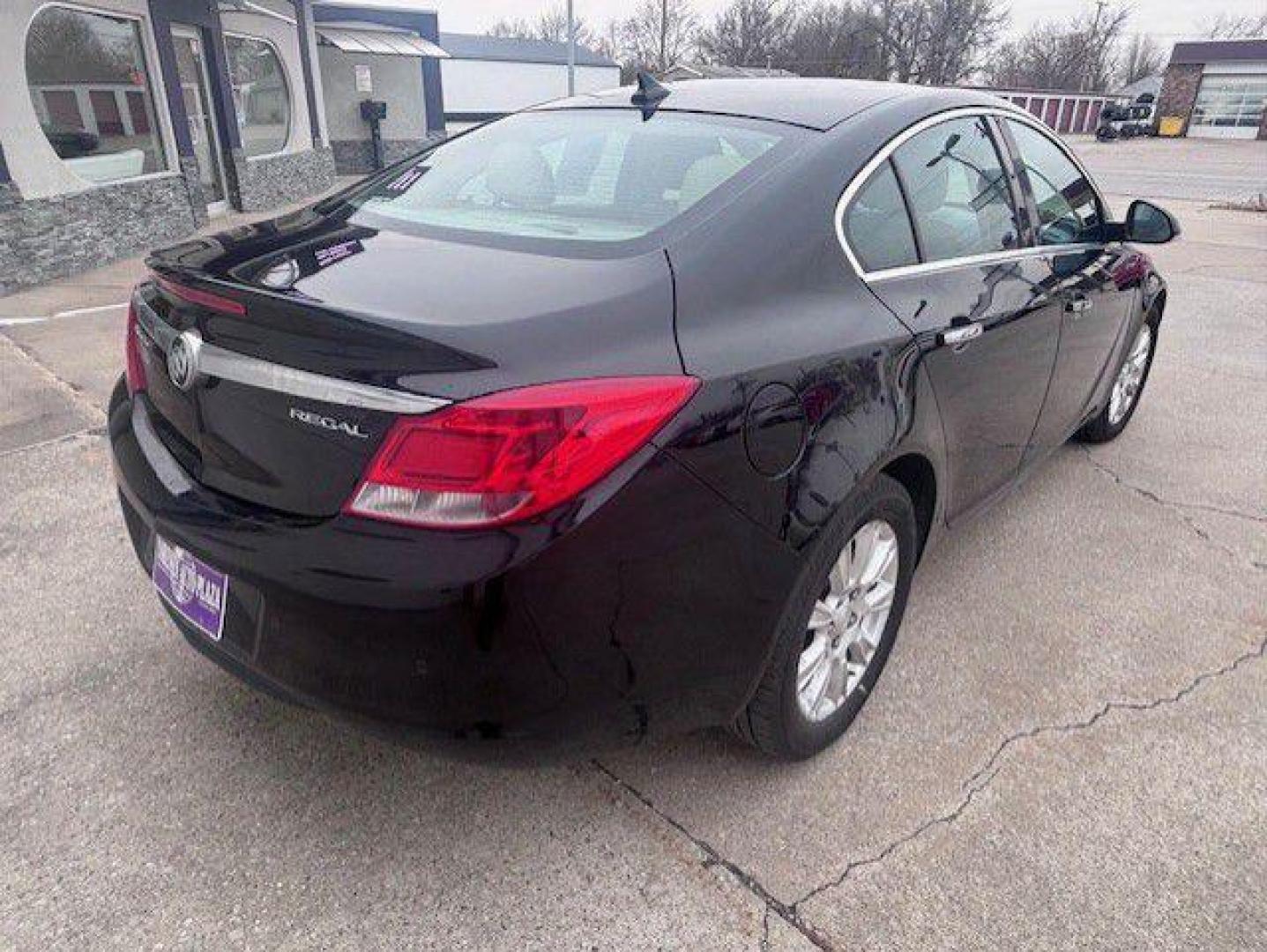 2012 BLACK BUICK REGAL PREMIUM (2G4GT5GR6C9) with an 2.4L engine, Automatic transmission, located at 1100 W. Sheridan Ave., Shenandoah, 51601, (712) 246-1600, 40.765678, -95.388817 - Photo#6