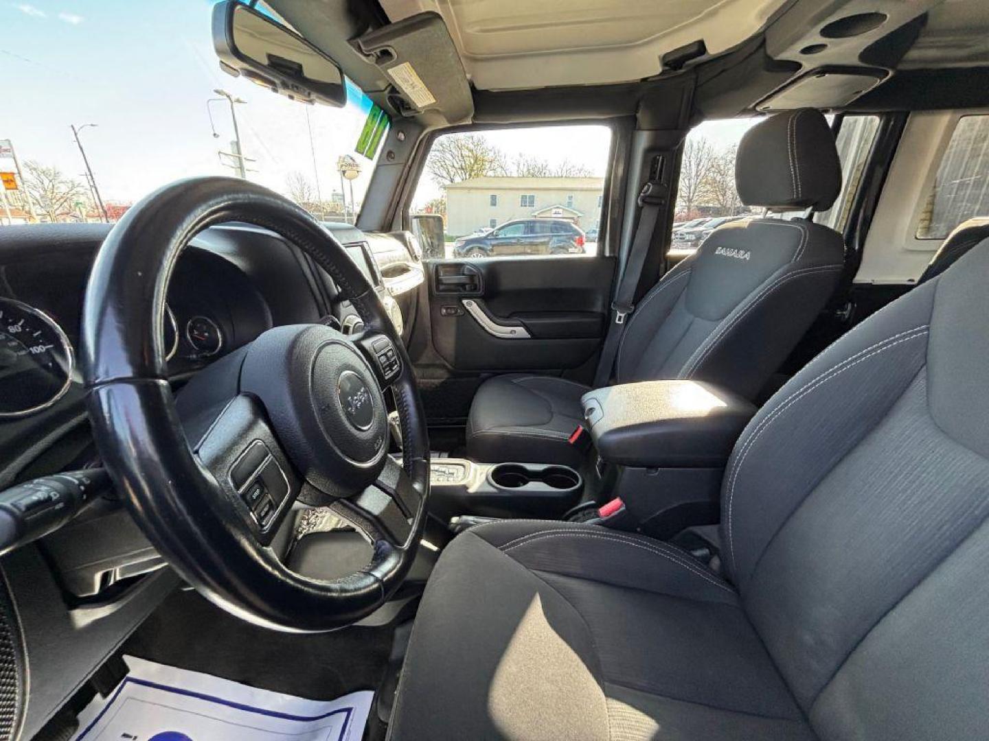 2018 GRAY JEEP WRANGLER UNLIMI SAHARA (1C4HJWEG8JL) with an 3.6L engine, Automatic transmission, located at 1100 W. Sheridan Ave., Shenandoah, 51601, (712) 246-1600, 40.765678, -95.388817 - Photo#2