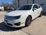 2011 WHITE FORD FUSION SE (3FAHP0HA6BR) with an 2.5L engine, Automatic transmission, located at 1100 W. Sheridan Ave., Shenandoah, 51601, (712) 246-1600, 40.765678, -95.388817 - Photo#0