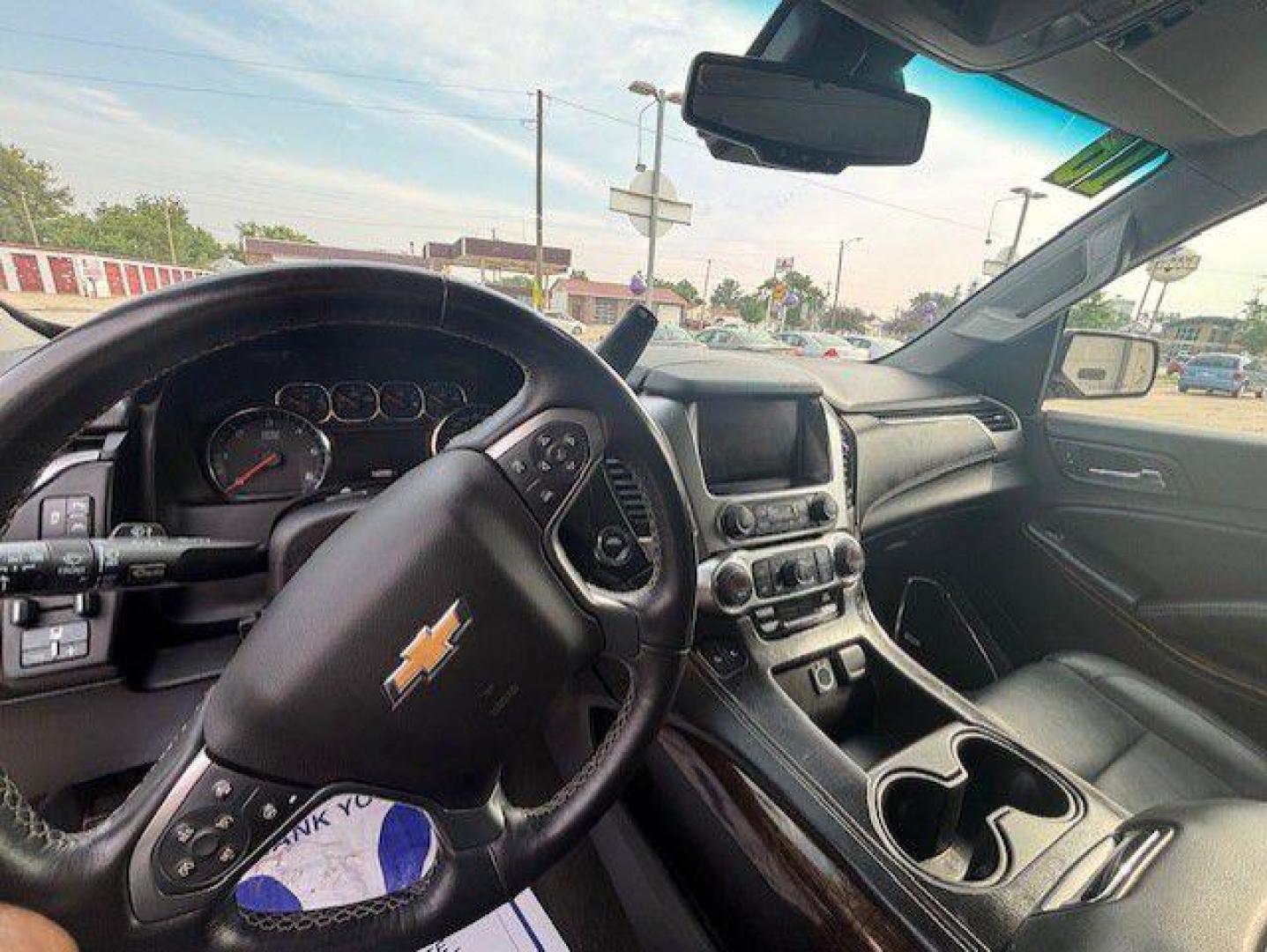 2016 GOLD CHEVROLET TAHOE 1500 LT (1GNSKBKC3GR) with an 5.3L engine, Automatic transmission, located at 1100 W. Sheridan Ave., Shenandoah, 51601, (712) 246-1600, 40.765678, -95.388817 - Photo#3
