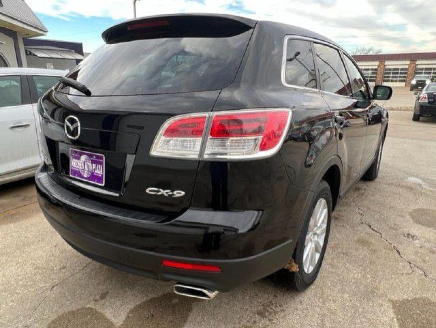 2012 BLACK MAZDA CX-9 SPORT (JM3TB3CA4C0) with an 3.7L engine, Automatic transmission, located at 1100 W. Sheridan Ave., Shenandoah, 51601, (712) 246-1600, 40.765678, -95.388817 - Photo#1