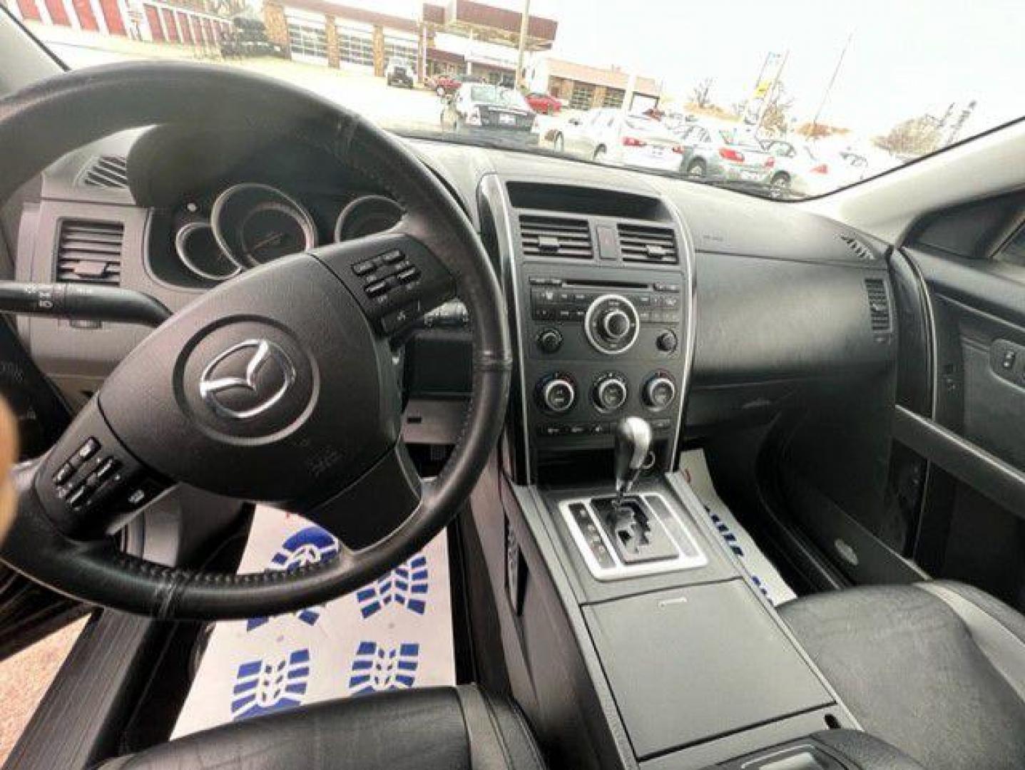 2012 BLACK MAZDA CX-9 SPORT (JM3TB3CA4C0) with an 3.7L engine, Automatic transmission, located at 1100 W. Sheridan Ave., Shenandoah, 51601, (712) 246-1600, 40.765678, -95.388817 - Photo#6