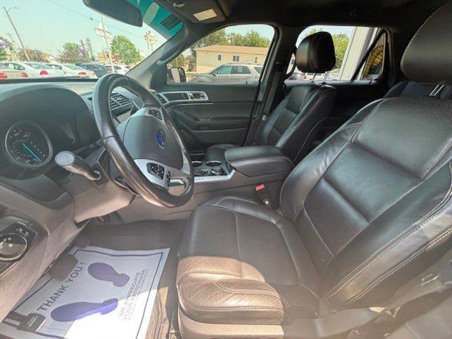 2014 WHITE FORD EXPLORER SPORT (1FM5K8GT3EG) with an 3.5L engine, Automatic transmission, located at 1100 W. Sheridan Ave., Shenandoah, 51601, (712) 246-1600, 40.765678, -95.388817 - Photo#2
