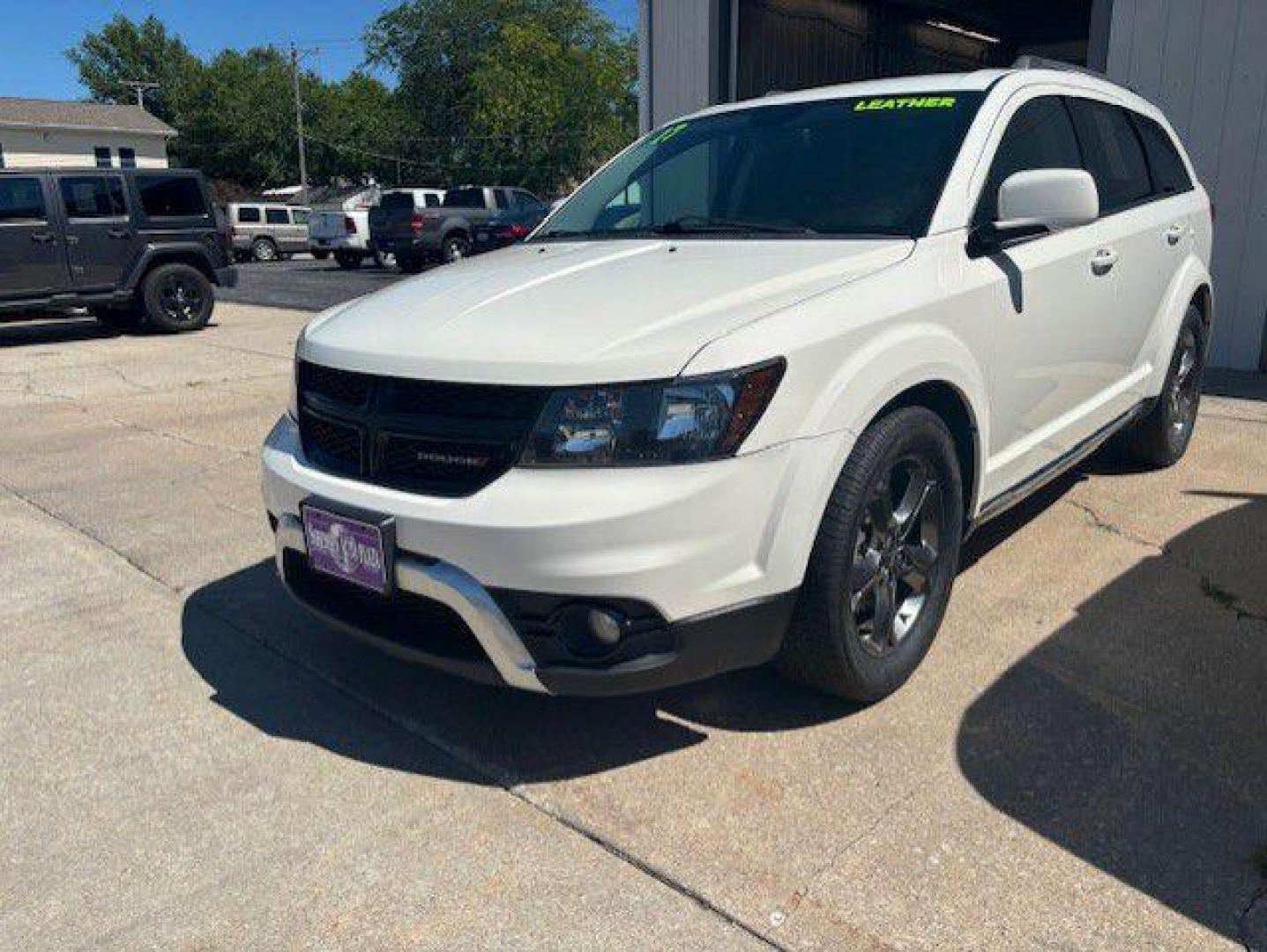 2017 WHITE DODGE JOURNEY CROSSROAD (3C4PDDGG6HT) with an 3.6L engine, Automatic transmission, located at 1100 W. Sheridan Ave., Shenandoah, 51601, (712) 246-1600, 40.765678, -95.388817 - Photo#0