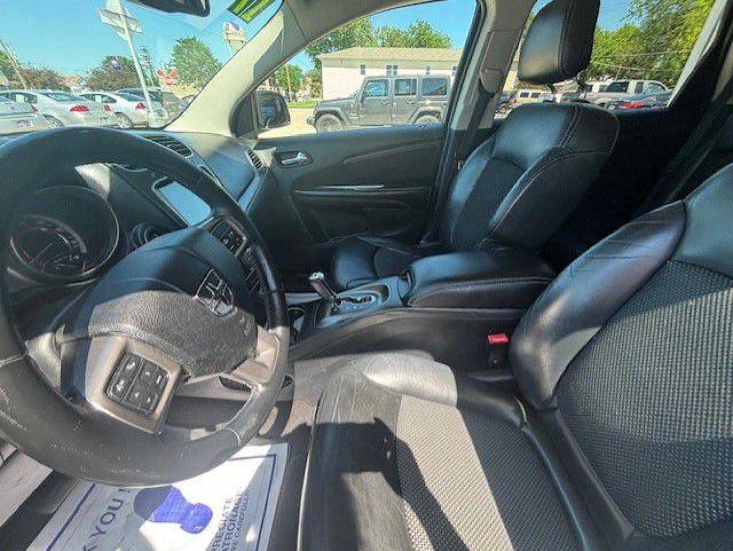 2017 WHITE DODGE JOURNEY CROSSROAD (3C4PDDGG6HT) with an 3.6L engine, Automatic transmission, located at 1100 W. Sheridan Ave., Shenandoah, 51601, (712) 246-1600, 40.765678, -95.388817 - Photo#1