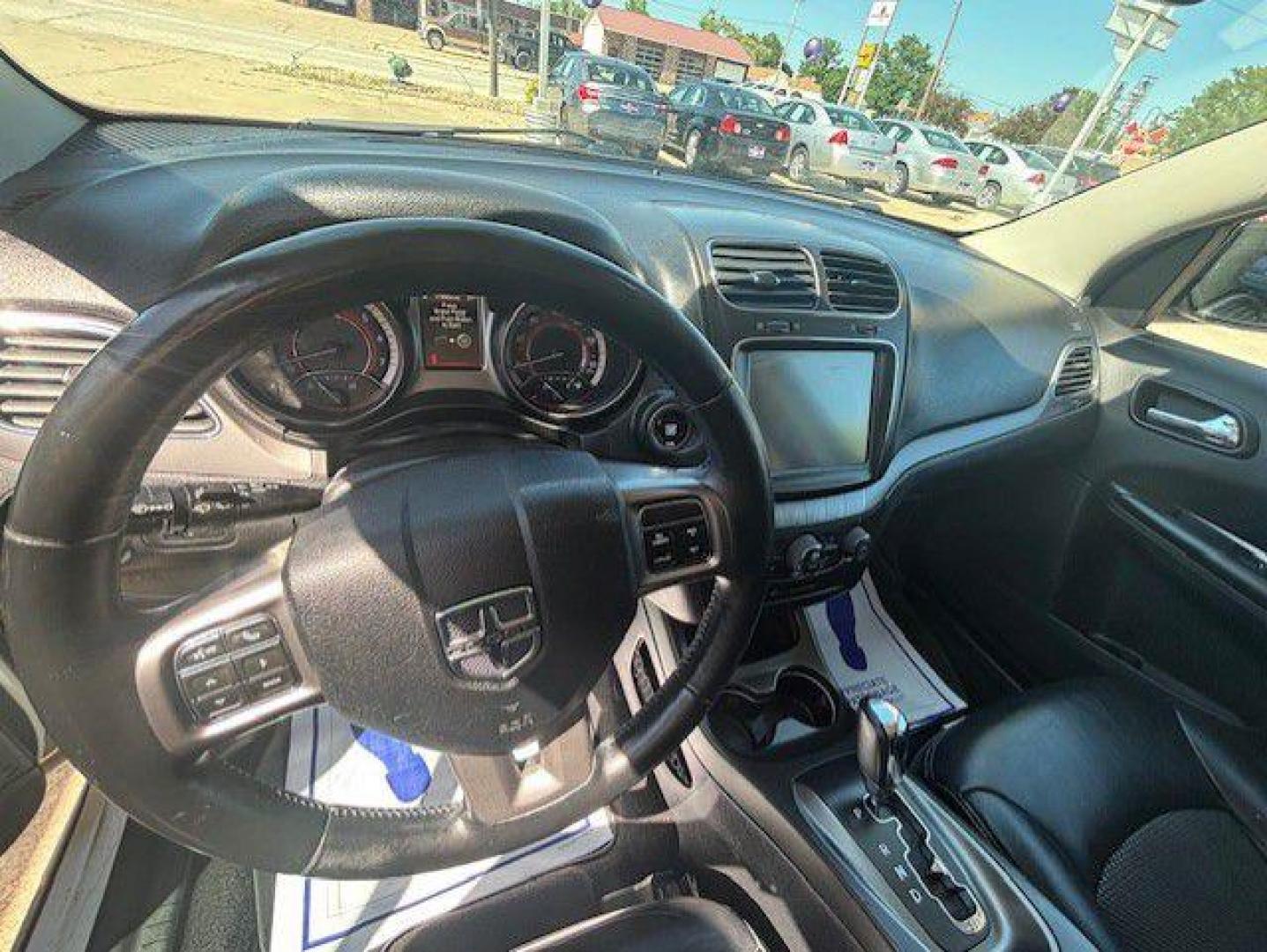 2017 WHITE DODGE JOURNEY CROSSROAD (3C4PDDGG6HT) with an 3.6L engine, Automatic transmission, located at 1100 W. Sheridan Ave., Shenandoah, 51601, (712) 246-1600, 40.765678, -95.388817 - Photo#2