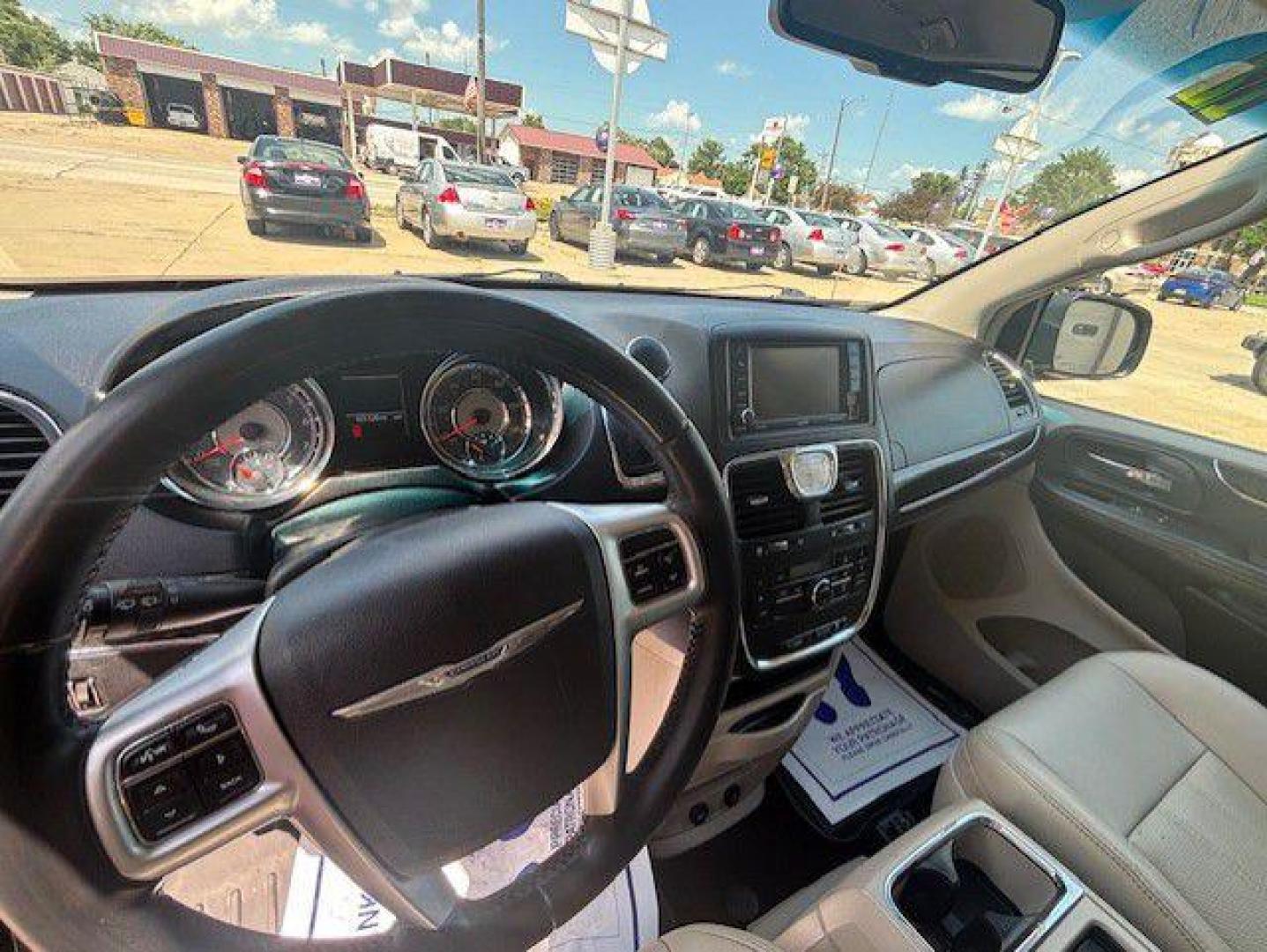 2012 GRAY CHRYSLER TOWN and COUNTRY TOURING (2C4RC1BG2CR) with an 3.6L engine, Automatic transmission, located at 1100 W. Sheridan Ave., Shenandoah, 51601, (712) 246-1600, 40.765678, -95.388817 - Photo#3