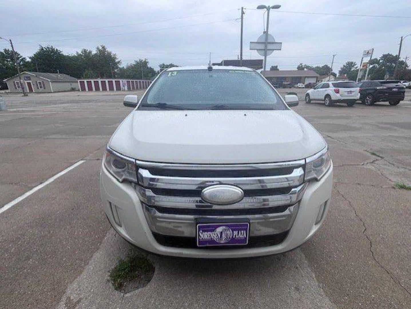 2013 WHITE FORD EDGE SEL (2FMDK4JC6DB) with an 3.5L engine, Automatic transmission, located at 1100 W. Sheridan Ave., Shenandoah, 51601, (712) 246-1600, 40.765678, -95.388817- Photo#5