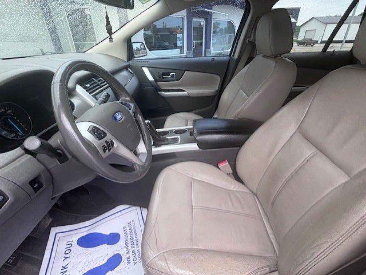 2013 WHITE FORD EDGE SEL (2FMDK4JC6DB) with an 3.5L engine, Automatic transmission, located at 1100 W. Sheridan Ave., Shenandoah, 51601, (712) 246-1600, 40.765678, -95.388817- Photo#6