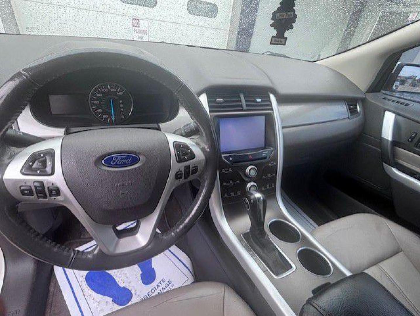 2013 WHITE FORD EDGE SEL (2FMDK4JC6DB) with an 3.5L engine, Automatic transmission, located at 1100 W. Sheridan Ave., Shenandoah, 51601, (712) 246-1600, 40.765678, -95.388817- Photo#7