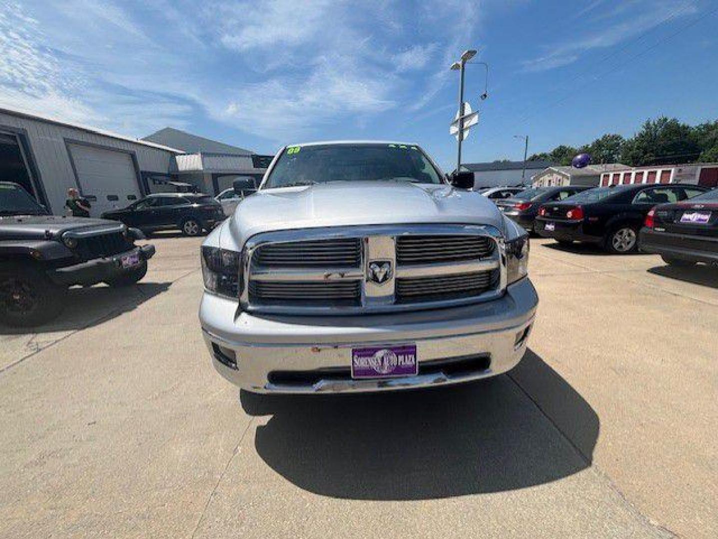 2009 SILVER DODGE RAM 1500 (1D3HV18T99S) , Automatic transmission, located at 1100 W. Sheridan Ave., Shenandoah, 51601, (712) 246-1600, 40.765678, -95.388817 - Photo#8