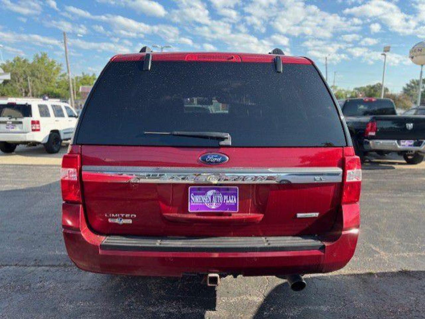 2017 RED FORD EXPEDITION EL LIMITED (1FMJK2ATXHE) with an 3.5L engine, Automatic transmission, located at 1100 W. Sheridan Ave., Shenandoah, 51601, (712) 246-1600, 40.765678, -95.388817 - Photo#5