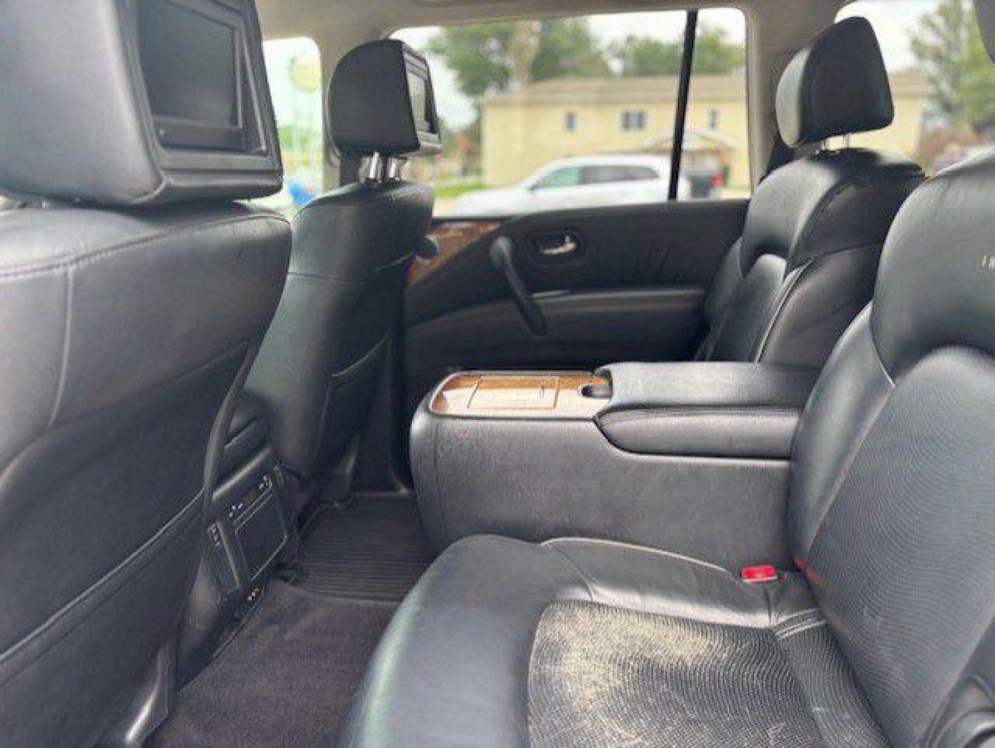 2012 GRAY INFINITI QX56 (JN8AZ2NE3C9) with an 5.6L engine, Automatic transmission, located at 1100 W. Sheridan Ave., Shenandoah, 51601, (712) 246-1600, 40.765678, -95.388817 - Photo#3