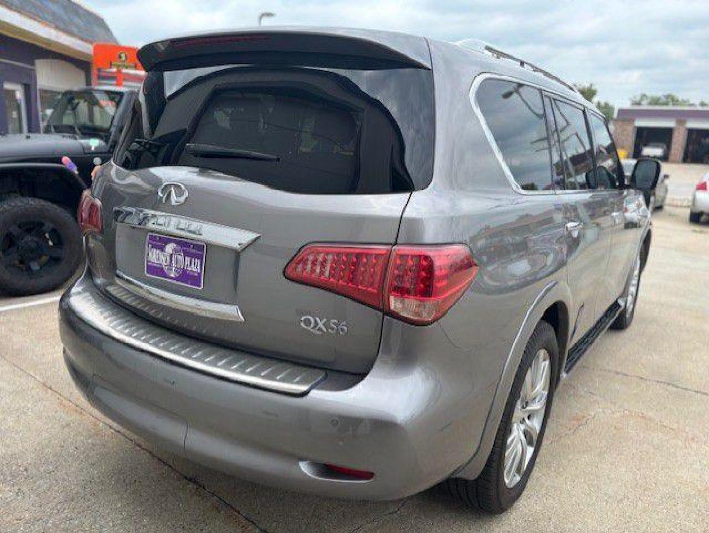 2012 GRAY INFINITI QX56 (JN8AZ2NE3C9) with an 5.6L engine, Automatic transmission, located at 1100 W. Sheridan Ave., Shenandoah, 51601, (712) 246-1600, 40.765678, -95.388817 - Photo#6