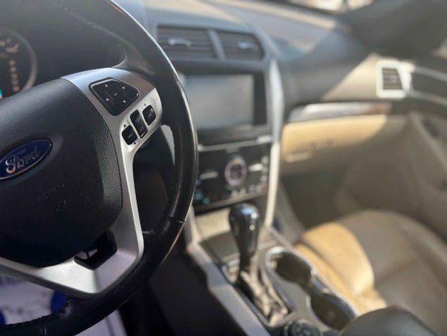 2014 GRAY FORD EXPLORER LIMITED (1FM5K8F81EG) with an 3.5L engine, Automatic transmission, located at 1100 W. Sheridan Ave., Shenandoah, 51601, (712) 246-1600, 40.765678, -95.388817 - Photo#3