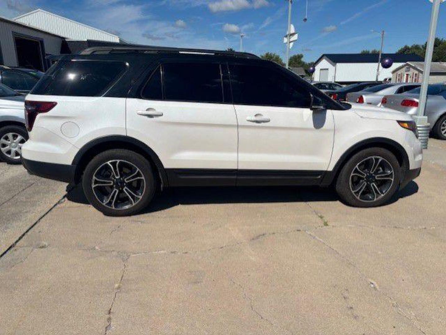 2015 WHITE FORD EXPLORER SPORT (1FM5K8GT6FG) with an 3.5L engine, Automatic transmission, located at 1100 W. Sheridan Ave., Shenandoah, 51601, (712) 246-1600, 40.765678, -95.388817 - Photo#8
