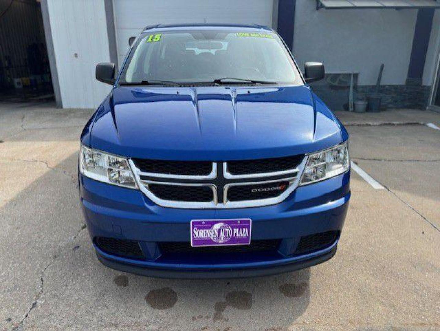 2015 BLUE DODGE JOURNEY SE (3C4PDCAB5FT) with an 2.4L engine, Automatic transmission, located at 1100 W. Sheridan Ave., Shenandoah, 51601, (712) 246-1600, 40.765678, -95.388817 - Photo#8