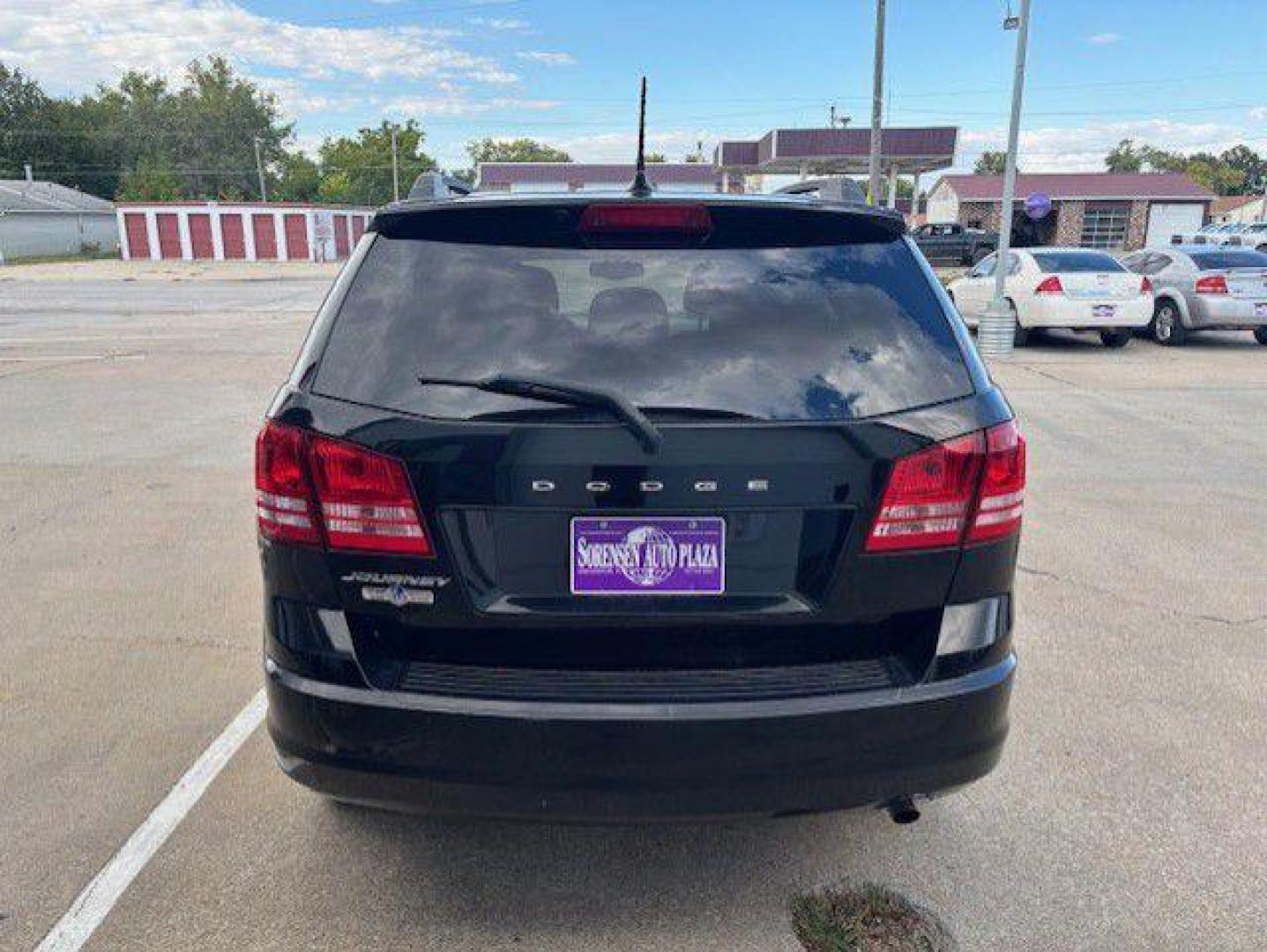 2016 BLACK DODGE JOURNEY SE (3C4PDCAB5GT) with an 2.4L engine, Automatic transmission, located at 1100 W. Sheridan Ave., Shenandoah, 51601, (712) 246-1600, 40.765678, -95.388817 - Photo#5