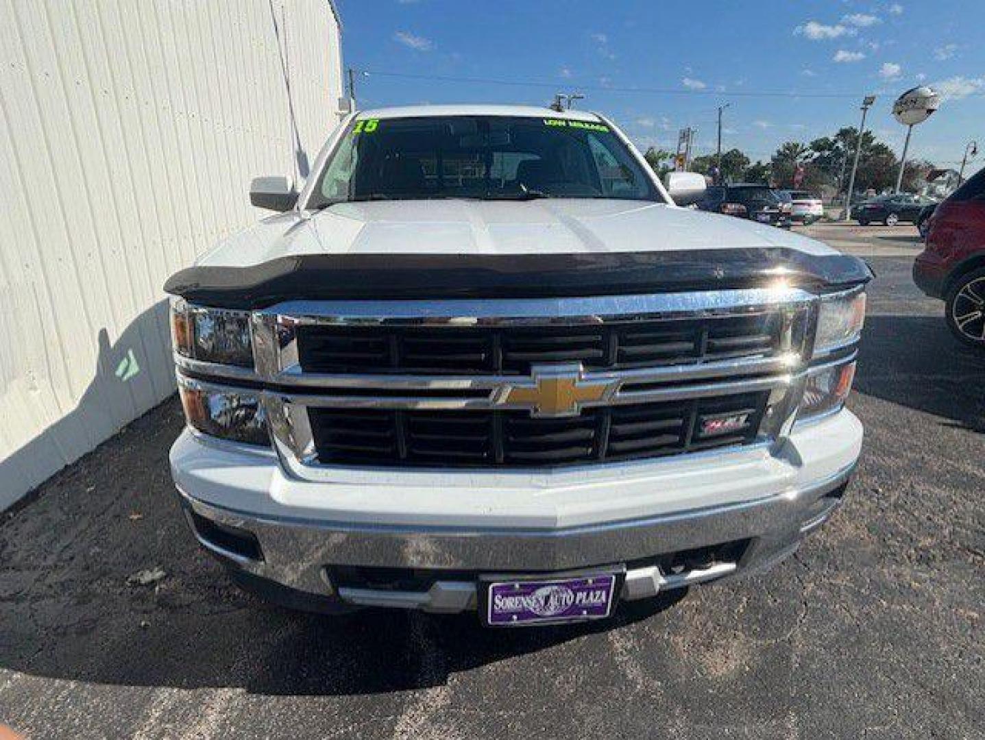2015 WHITE CHEVROLET SILVERADO 1500 LT (3GCUKREC3FG) with an 5.3L engine, Automatic transmission, located at 1100 W. Sheridan Ave., Shenandoah, 51601, (712) 246-1600, 40.765678, -95.388817 - Photo#7