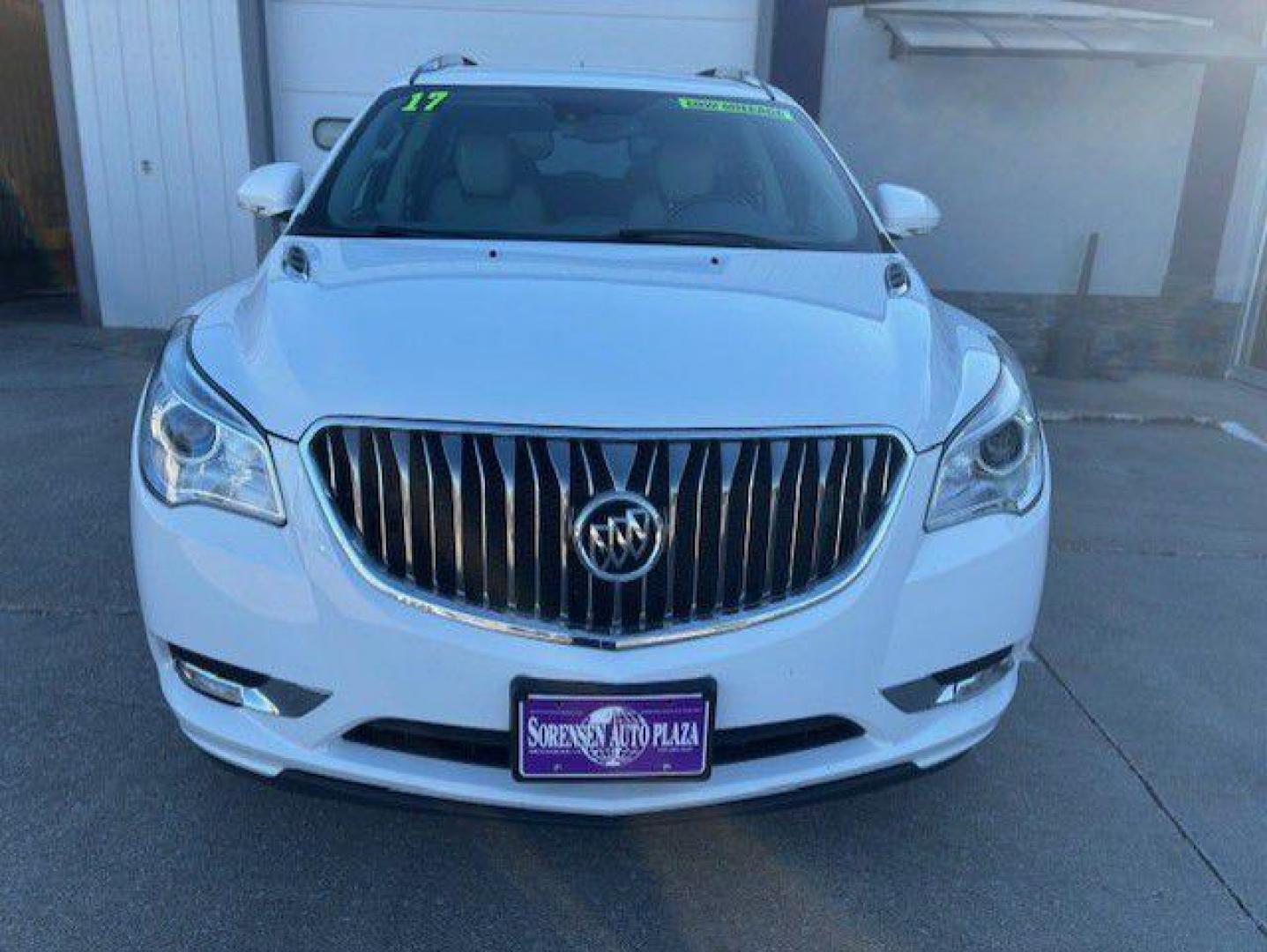 2017 WHITE BUICK ENCLAVE PREMIUM (5GAKVCKD0HJ) with an 3.6L engine, Automatic transmission, located at 1100 W. Sheridan Ave., Shenandoah, 51601, (712) 246-1600, 40.765678, -95.388817 - Photo#8
