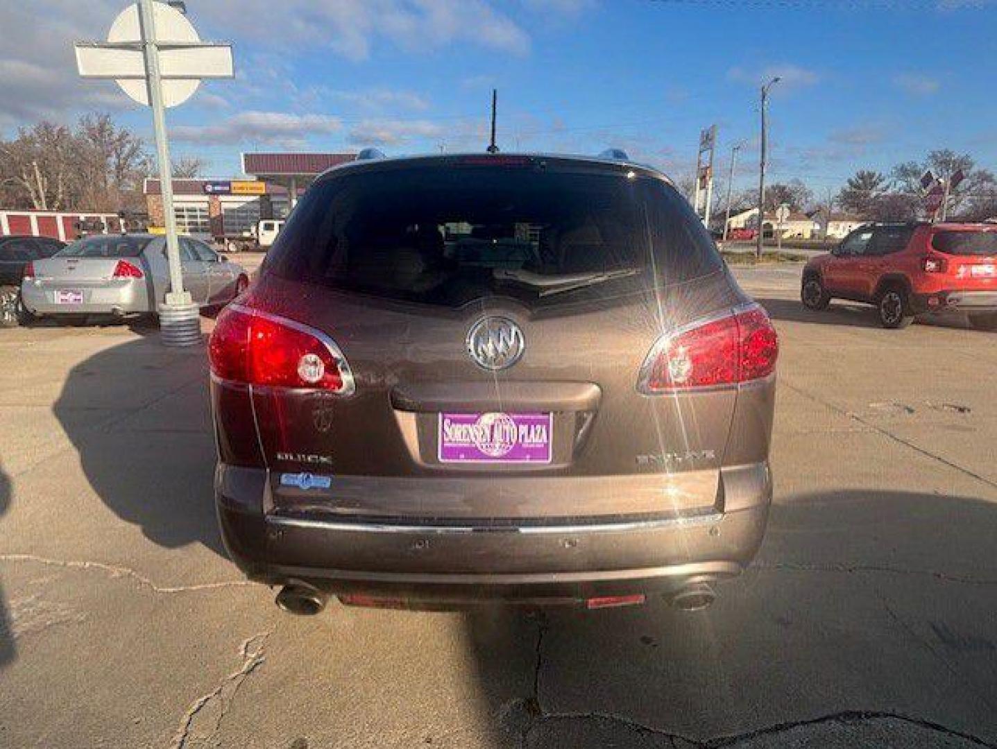 2012 BROWN BUICK ENCLAVE (5GAKRCED0CJ) with an 3.6L engine, Automatic transmission, located at 1100 W. Sheridan Ave., Shenandoah, 51601, (712) 246-1600, 40.765678, -95.388817 - Photo#6