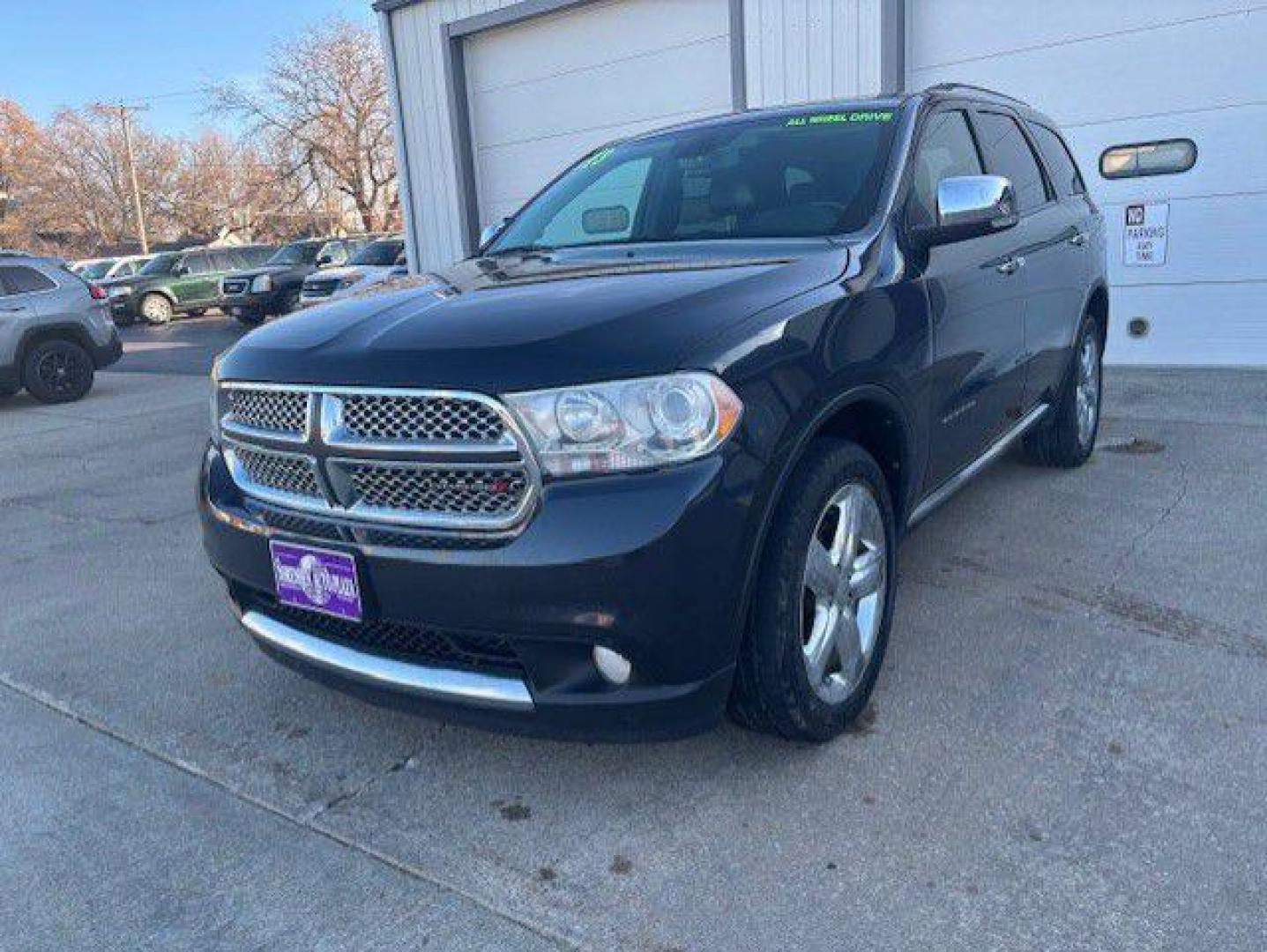 2013 GRAY DODGE DURANGO CITADEL (1C4RDJEG6DC) with an 3.6L engine, Automatic transmission, located at 1100 W. Sheridan Ave., Shenandoah, 51601, (712) 246-1600, 40.765678, -95.388817 - Photo#0