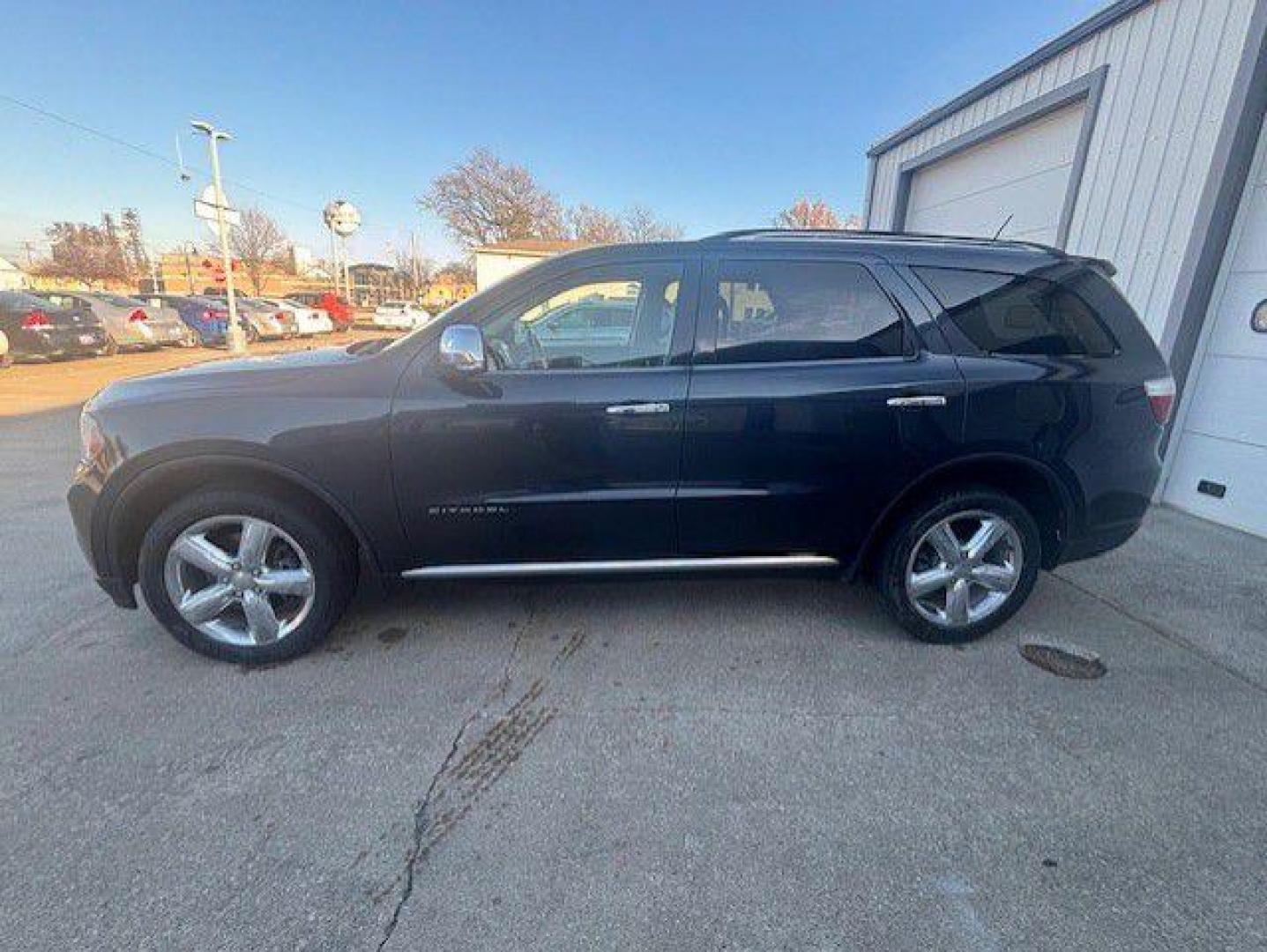 2013 GRAY DODGE DURANGO CITADEL (1C4RDJEG6DC) with an 3.6L engine, Automatic transmission, located at 1100 W. Sheridan Ave., Shenandoah, 51601, (712) 246-1600, 40.765678, -95.388817 - Photo#1