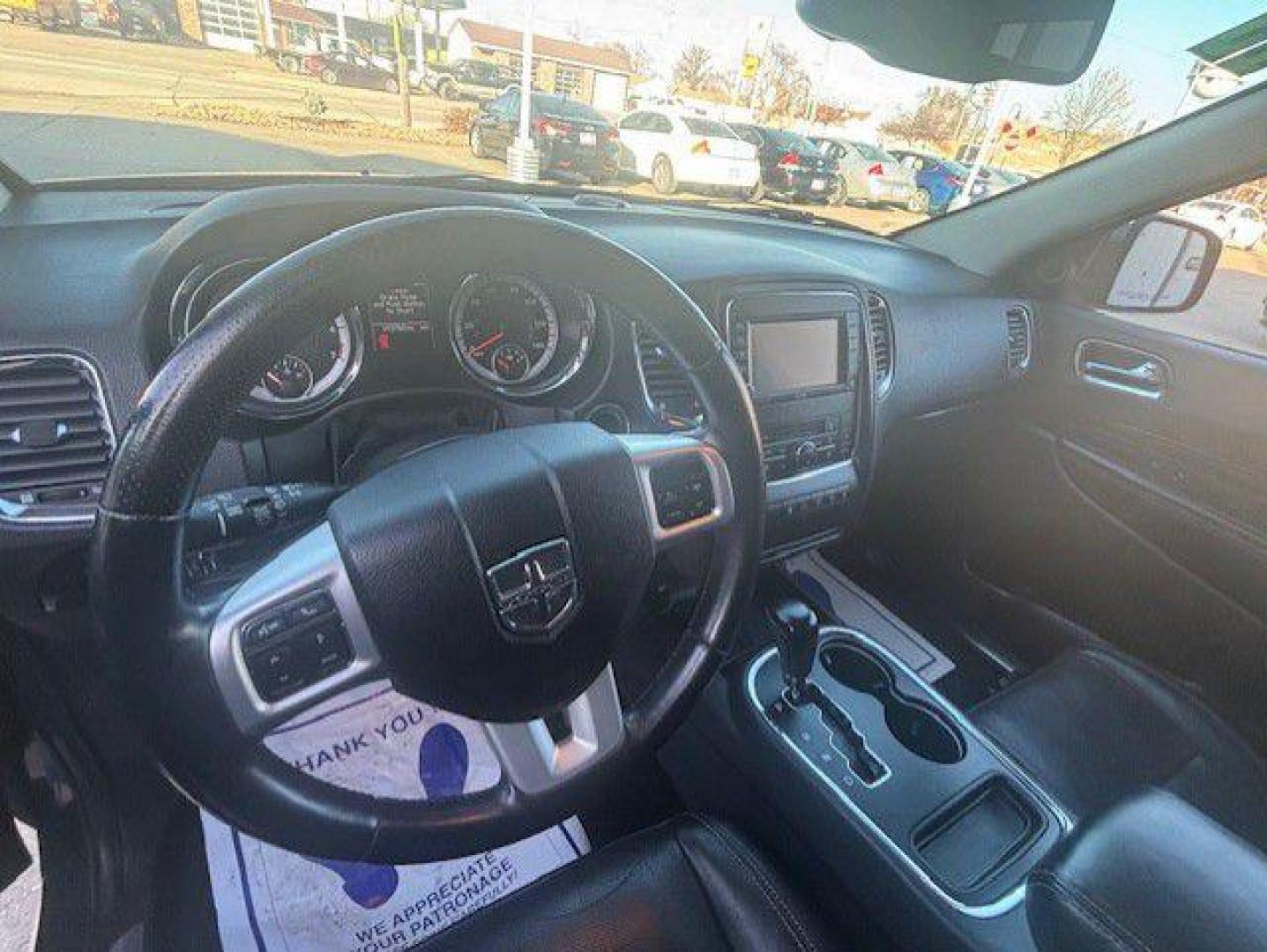 2013 GRAY DODGE DURANGO CITADEL (1C4RDJEG6DC) with an 3.6L engine, Automatic transmission, located at 1100 W. Sheridan Ave., Shenandoah, 51601, (712) 246-1600, 40.765678, -95.388817 - Photo#3