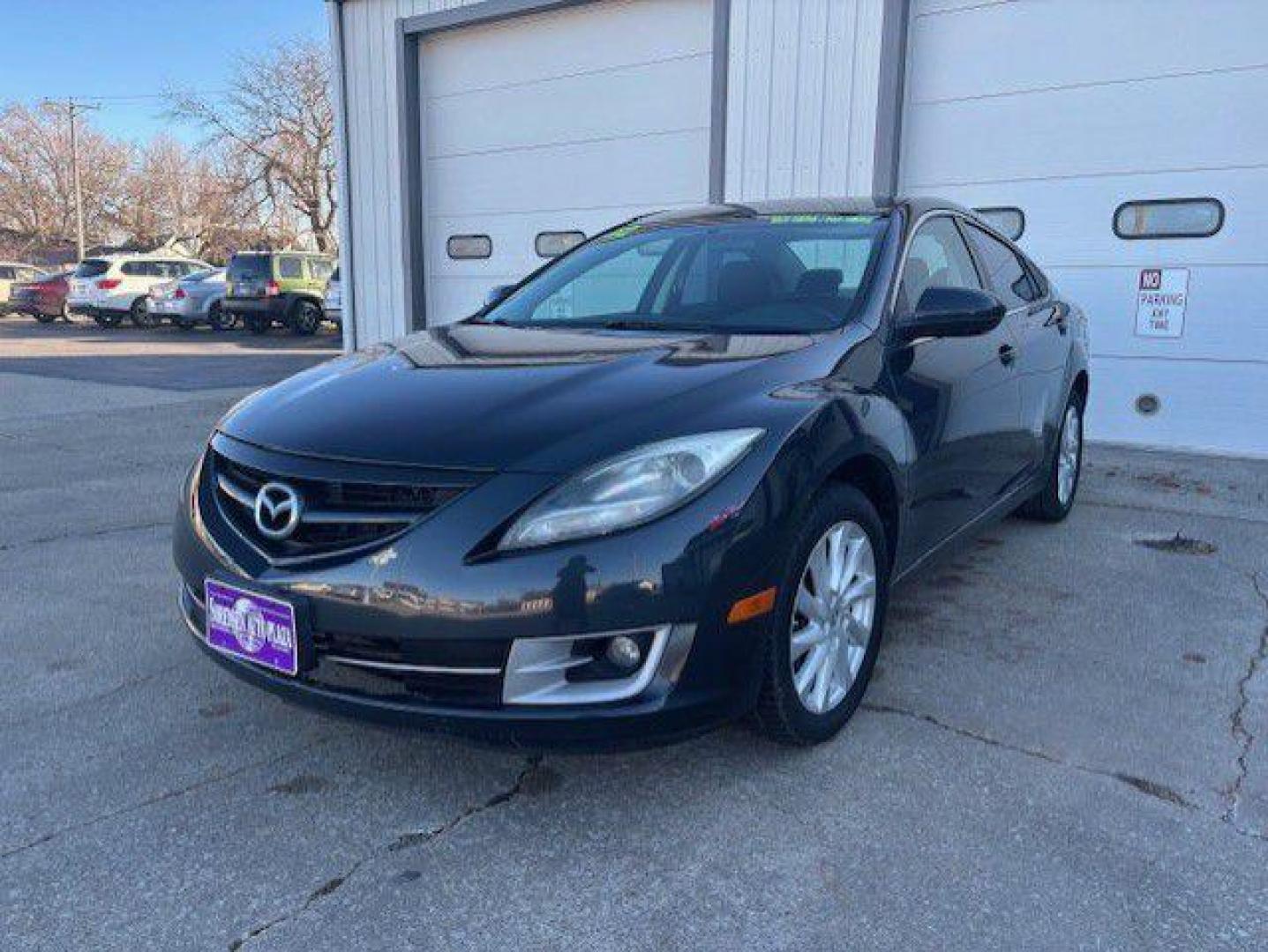 2012 GRAY MAZDA 6 I (1YVHZ8DH3C5) with an 2.5L engine, Automatic transmission, located at 1100 W. Sheridan Ave., Shenandoah, 51601, (712) 246-1600, 40.765678, -95.388817 - Photo#0