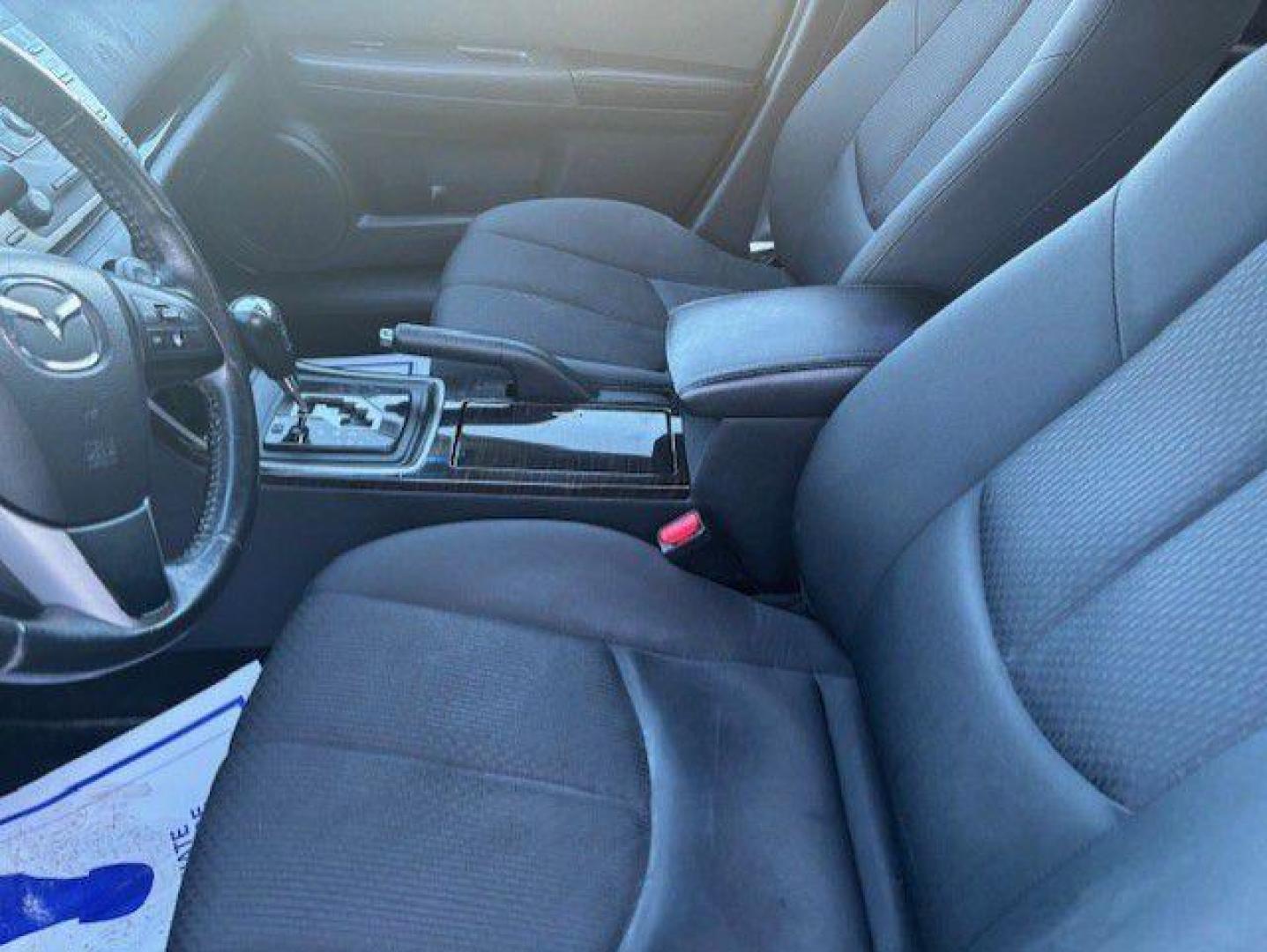 2012 GRAY MAZDA 6 I (1YVHZ8DH3C5) with an 2.5L engine, Automatic transmission, located at 1100 W. Sheridan Ave., Shenandoah, 51601, (712) 246-1600, 40.765678, -95.388817 - Photo#2