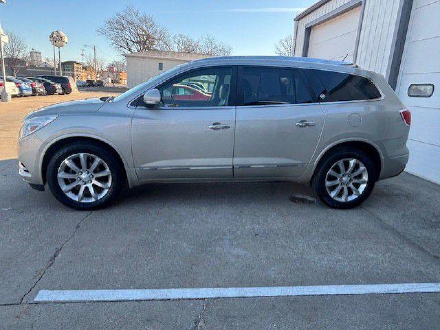 2013 BIEGE BUICK ENCLAVE PREMIUM (5GAKVDKD3DJ) with an 3.6L engine, Automatic transmission, located at 1100 W. Sheridan Ave., Shenandoah, 51601, (712) 246-1600, 40.765678, -95.388817 - Photo#1