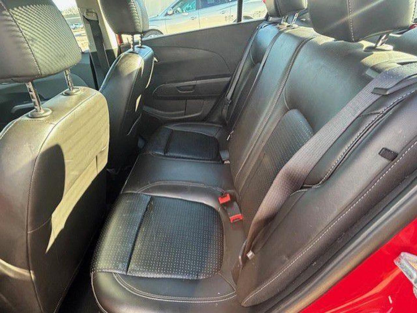 2017 RED CHEVROLET SONIC PREMIER (1G1JF5SBXH4) with an 1.4L engine, Automatic transmission, located at 1100 W. Sheridan Ave., Shenandoah, 51601, (712) 246-1600, 40.765678, -95.388817 - Photo#4