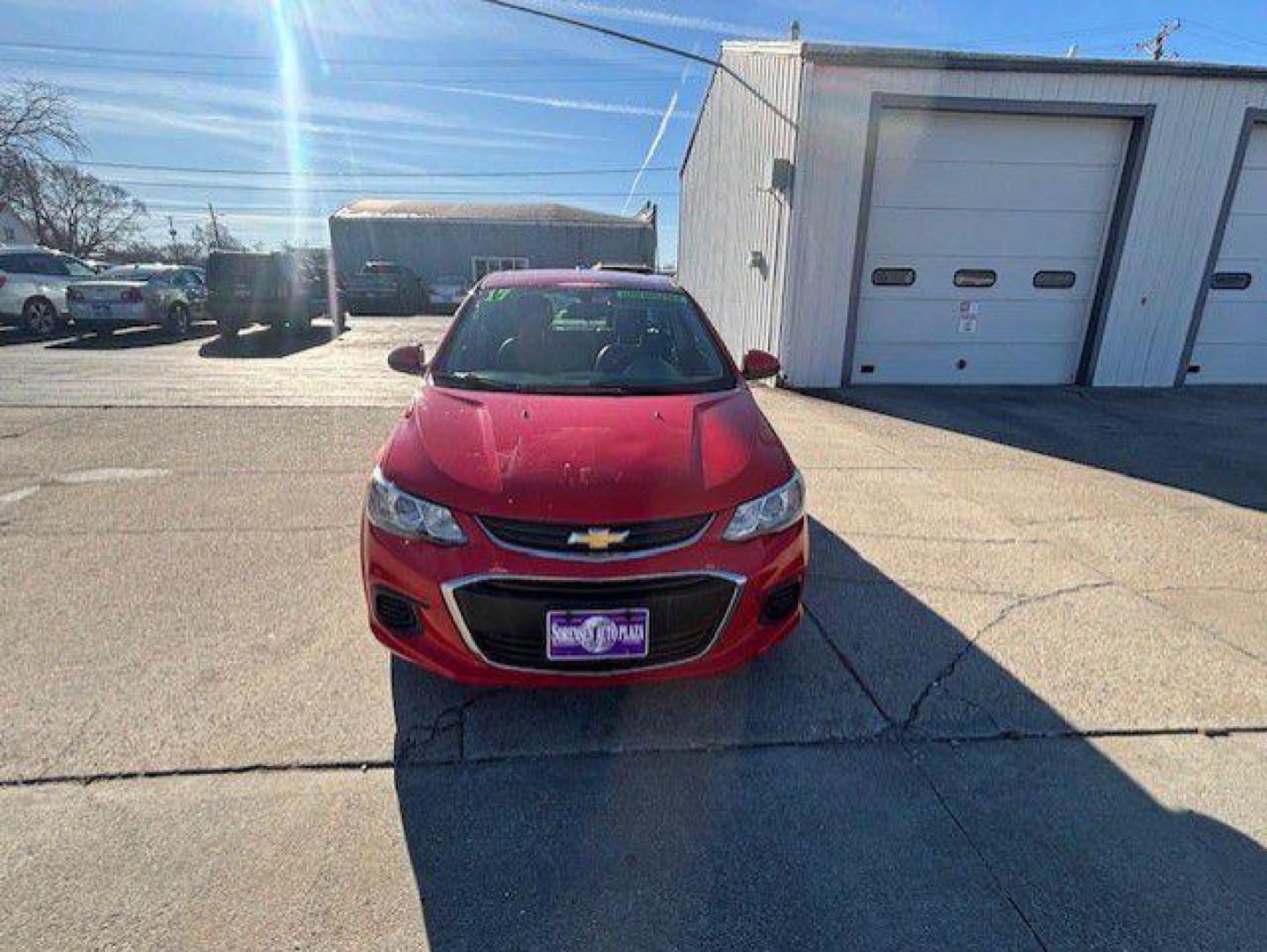 2017 RED CHEVROLET SONIC PREMIER (1G1JF5SBXH4) with an 1.4L engine, Automatic transmission, located at 1100 W. Sheridan Ave., Shenandoah, 51601, (712) 246-1600, 40.765678, -95.388817 - Photo#8