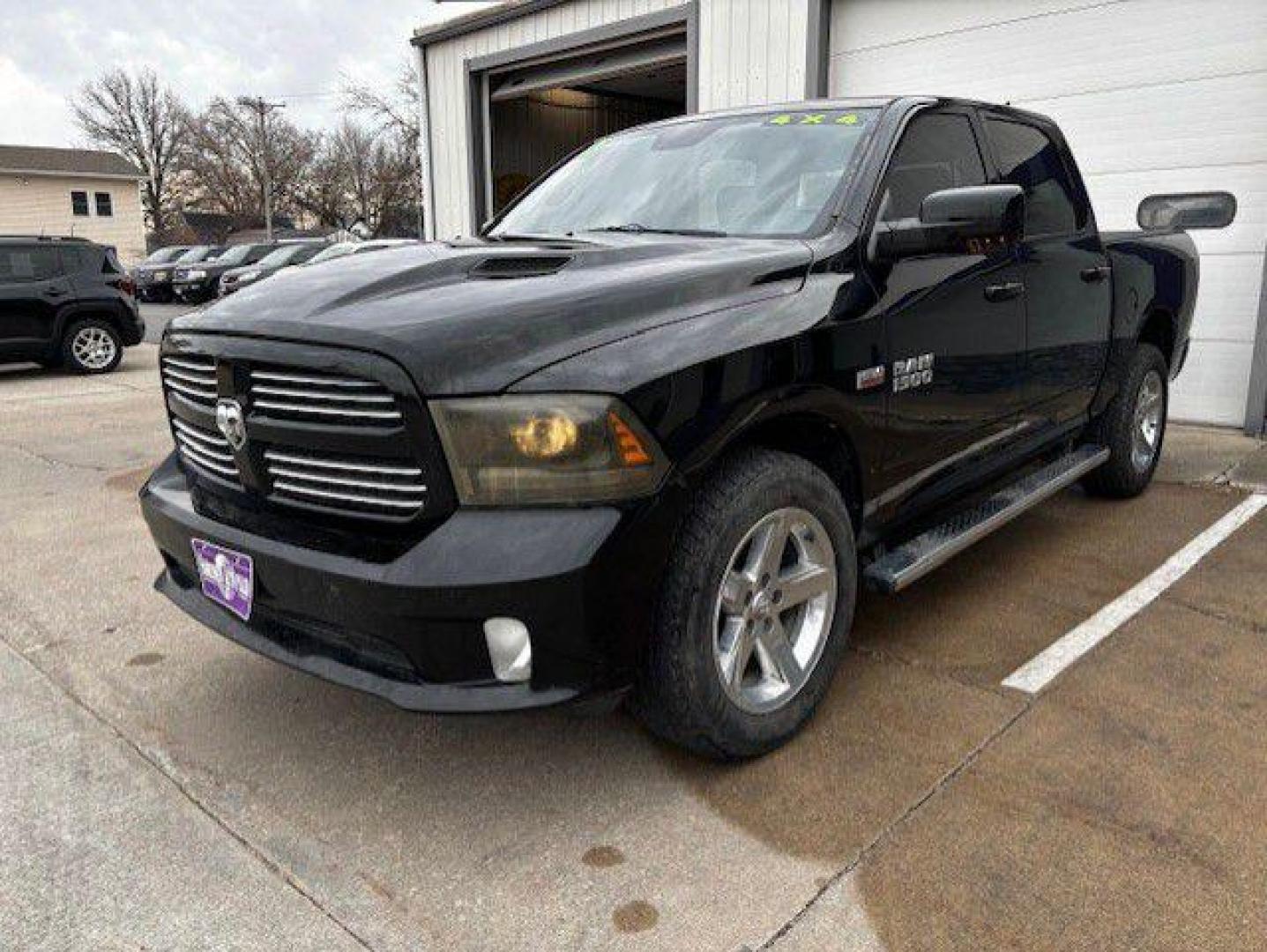 2013 BLACK RAM 1500 SPORT (1C6RR7MT2DS) with an 5.7L engine, Automatic transmission, located at 1100 W. Sheridan Ave., Shenandoah, 51601, (712) 246-1600, 40.765678, -95.388817 - Photo#0