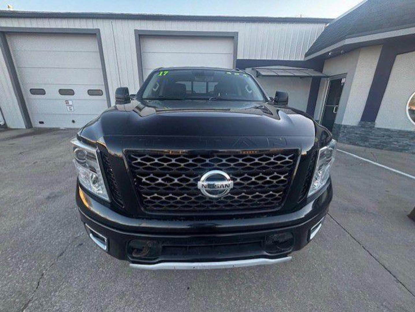 2017 BLACK NISSAN TITAN SV (1N6AA1E55HN) with an 5.6L engine, Automatic transmission, located at 1100 W. Sheridan Ave., Shenandoah, 51601, (712) 246-1600, 40.765678, -95.388817 - Photo#8