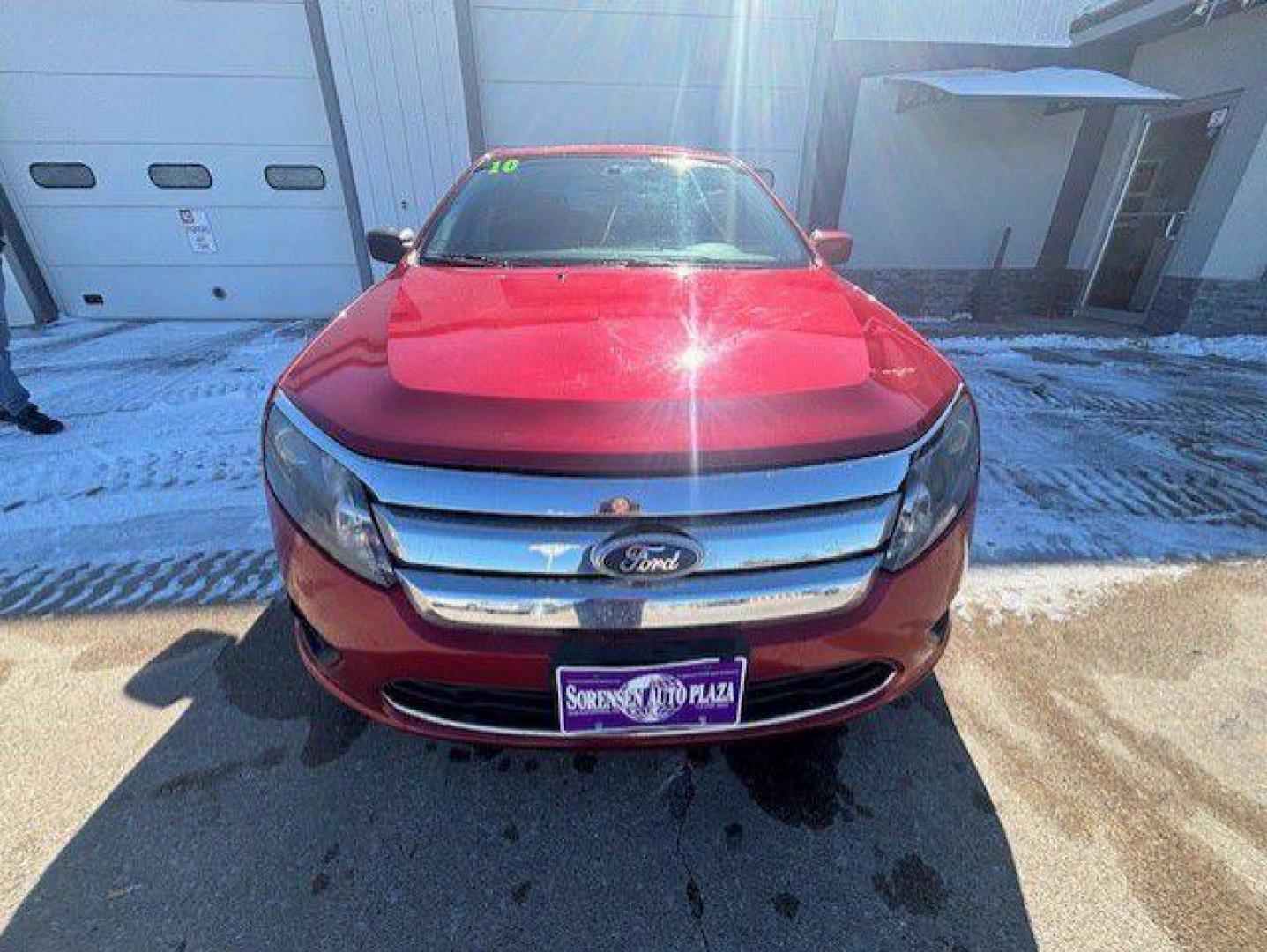 2010 RED FORD FUSION SE (3FAHP0HGXAR) with an 3.0L engine, Automatic transmission, located at 1100 W. Sheridan Ave., Shenandoah, 51601, (712) 246-1600, 40.765678, -95.388817 - Photo#7