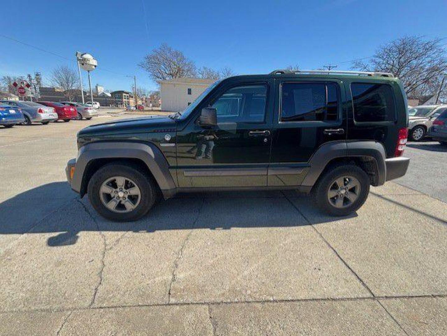 2011 GREEN JEEP LIBERTY RENEGADE (1J4PN3GK3BW) with an 3.7L engine, Automatic transmission, located at 1100 W. Sheridan Ave., Shenandoah, 51601, (712) 246-1600, 40.765678, -95.388817 - Photo#1