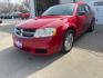 2012 RED DODGE AVENGER SE (1C3CDZAG4CN) with an 3.6L engine, Automatic transmission, located at 1100 W. Sheridan Ave., Shenandoah, 51601, (712) 246-1600, 40.765678, -95.388817 - Photo#0