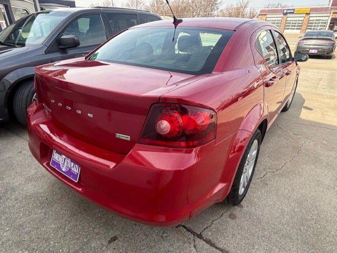 2012 RED DODGE AVENGER SE (1C3CDZAG4CN) with an 3.6L engine, Automatic transmission, located at 1100 W. Sheridan Ave., Shenandoah, 51601, (712) 246-1600, 40.765678, -95.388817 - Photo#6