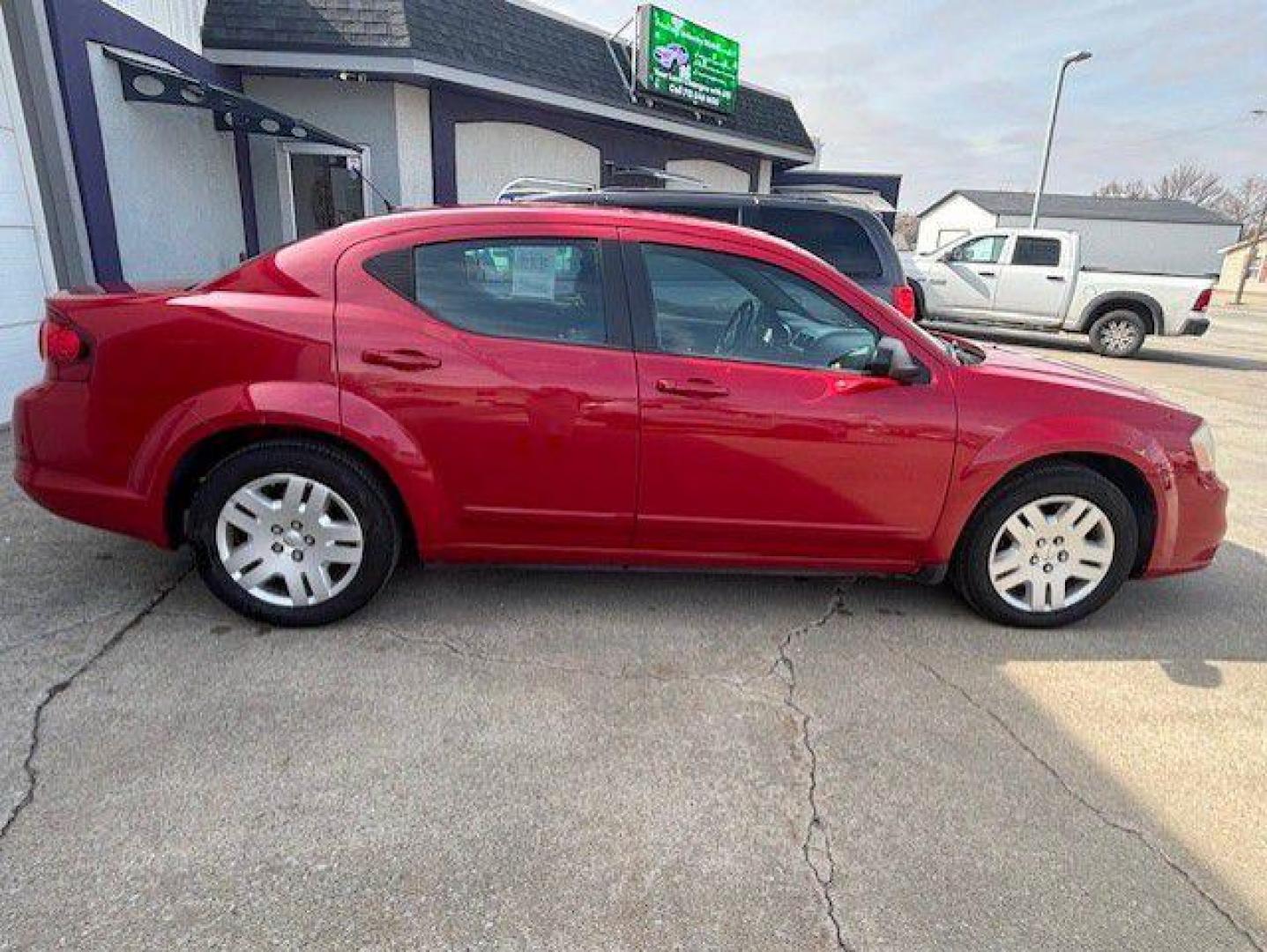2012 RED DODGE AVENGER SE (1C3CDZAG4CN) with an 3.6L engine, Automatic transmission, located at 1100 W. Sheridan Ave., Shenandoah, 51601, (712) 246-1600, 40.765678, -95.388817 - Photo#7