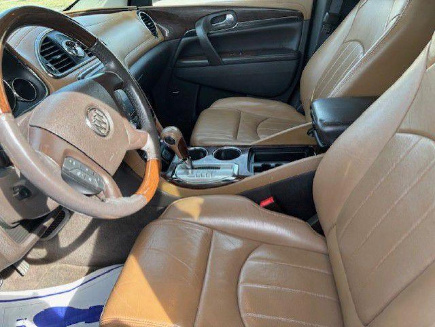 2015 BLACK BUICK ENCLAVE PREMIUM (5GAKVCKD9FJ) with an 3.6L engine, Automatic transmission, located at 1100 W. Sheridan Ave., Shenandoah, 51601, (712) 246-1600, 40.765678, -95.388817 - Photo#1
