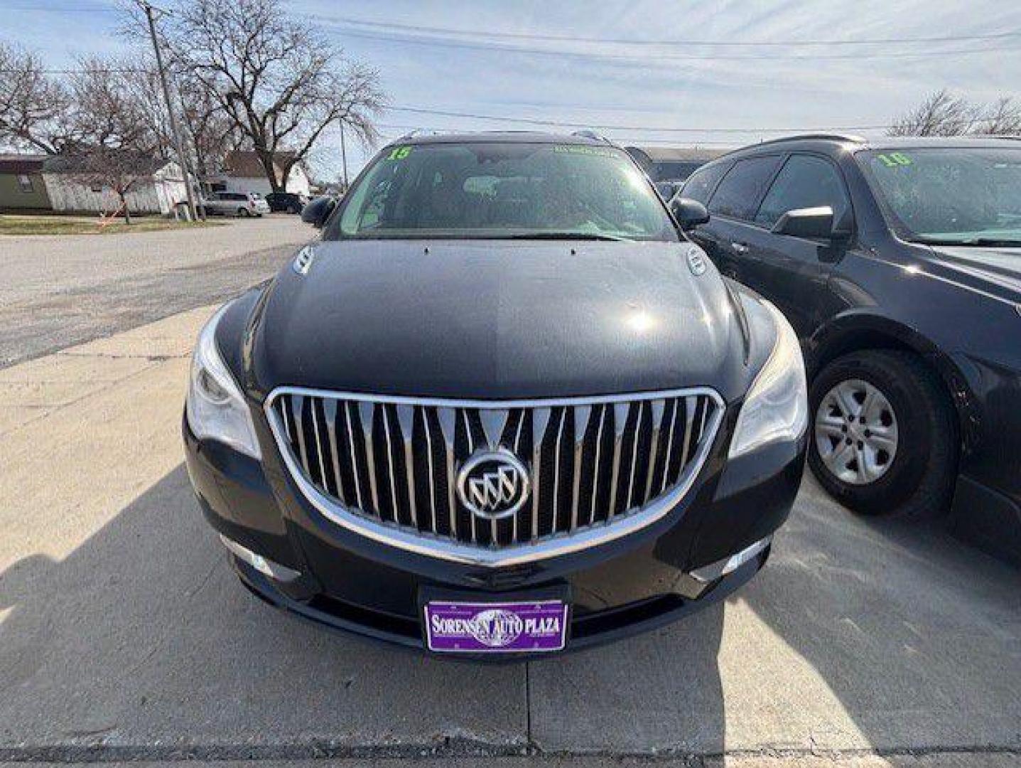 2015 BLACK BUICK ENCLAVE PREMIUM (5GAKVCKD9FJ) with an 3.6L engine, Automatic transmission, located at 1100 W. Sheridan Ave., Shenandoah, 51601, (712) 246-1600, 40.765678, -95.388817 - Photo#6