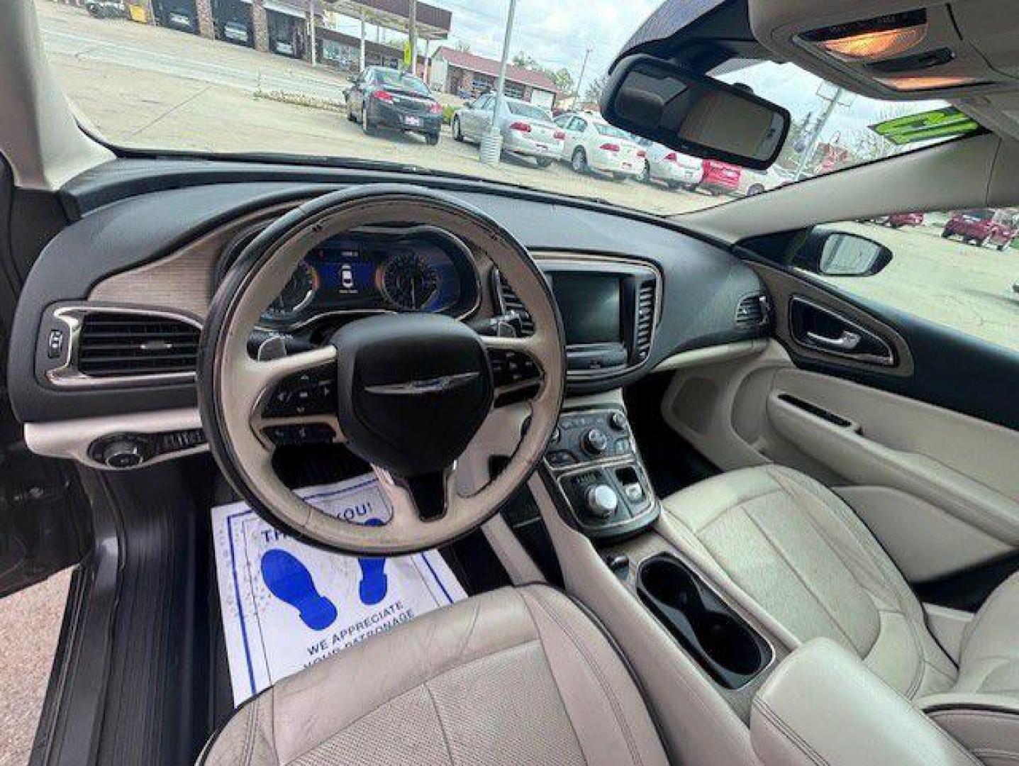 2015 GRAY CHRYSLER 200 C (1C3CCCCG0FN) with an 3.6L engine, Automatic transmission, located at 1100 W. Sheridan Ave., Shenandoah, 51601, (712) 246-1600, 40.765678, -95.388817 - Photo#3