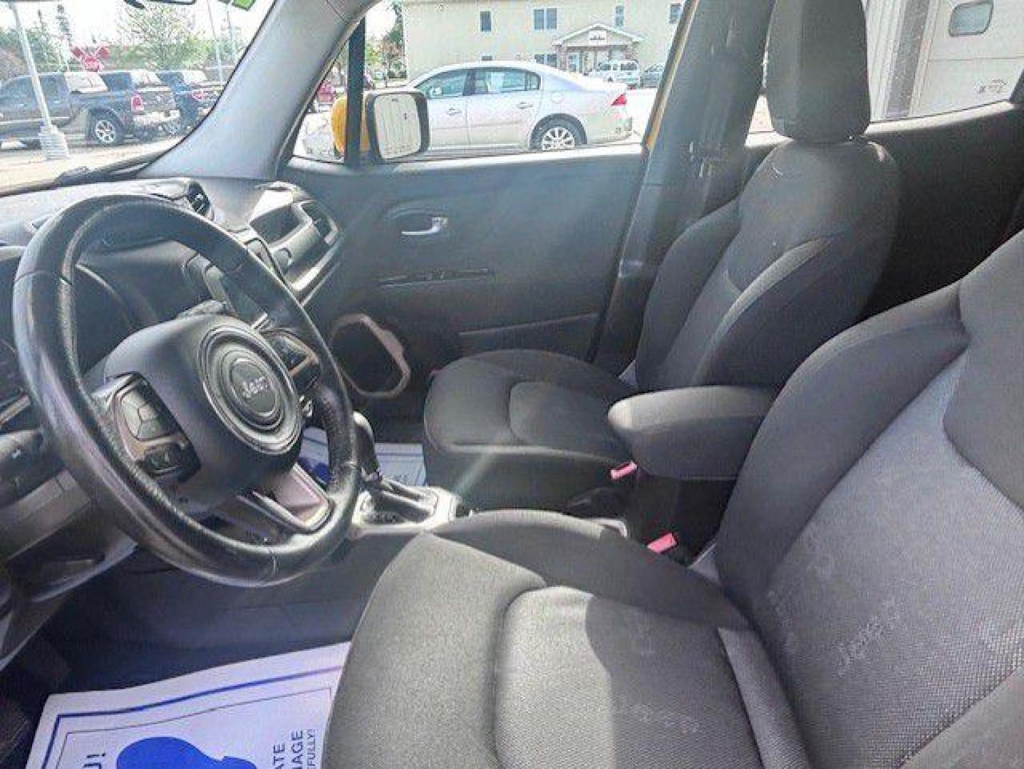 2015 YELLOW JEEP RENEGADE LATITUDE (ZACCJABTXFP) with an 2.4L engine, Automatic transmission, located at 1100 W. Sheridan Ave., Shenandoah, 51601, (712) 246-1600, 40.765678, -95.388817 - Photo#2