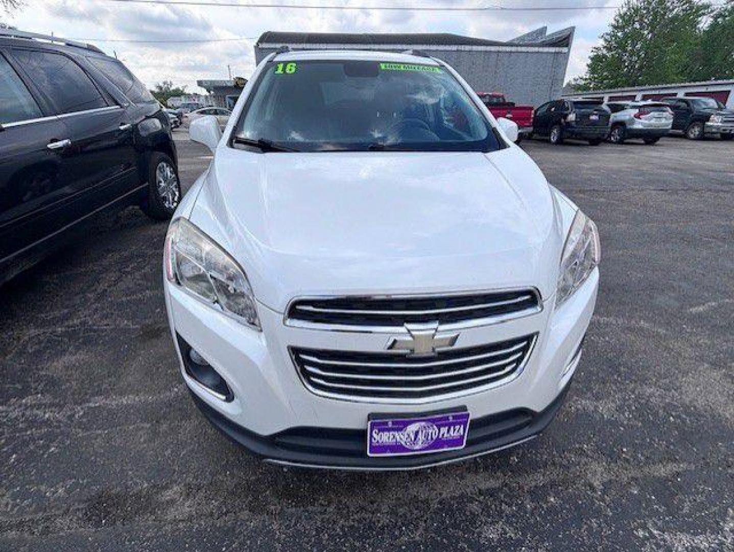 2016 WHITE CHEVROLET TRAX LTZ (KL7CJRSB6GB) with an 1.4L engine, Automatic transmission, located at 1100 W. Sheridan Ave., Shenandoah, 51601, (712) 246-1600, 40.765678, -95.388817 - Photo#8